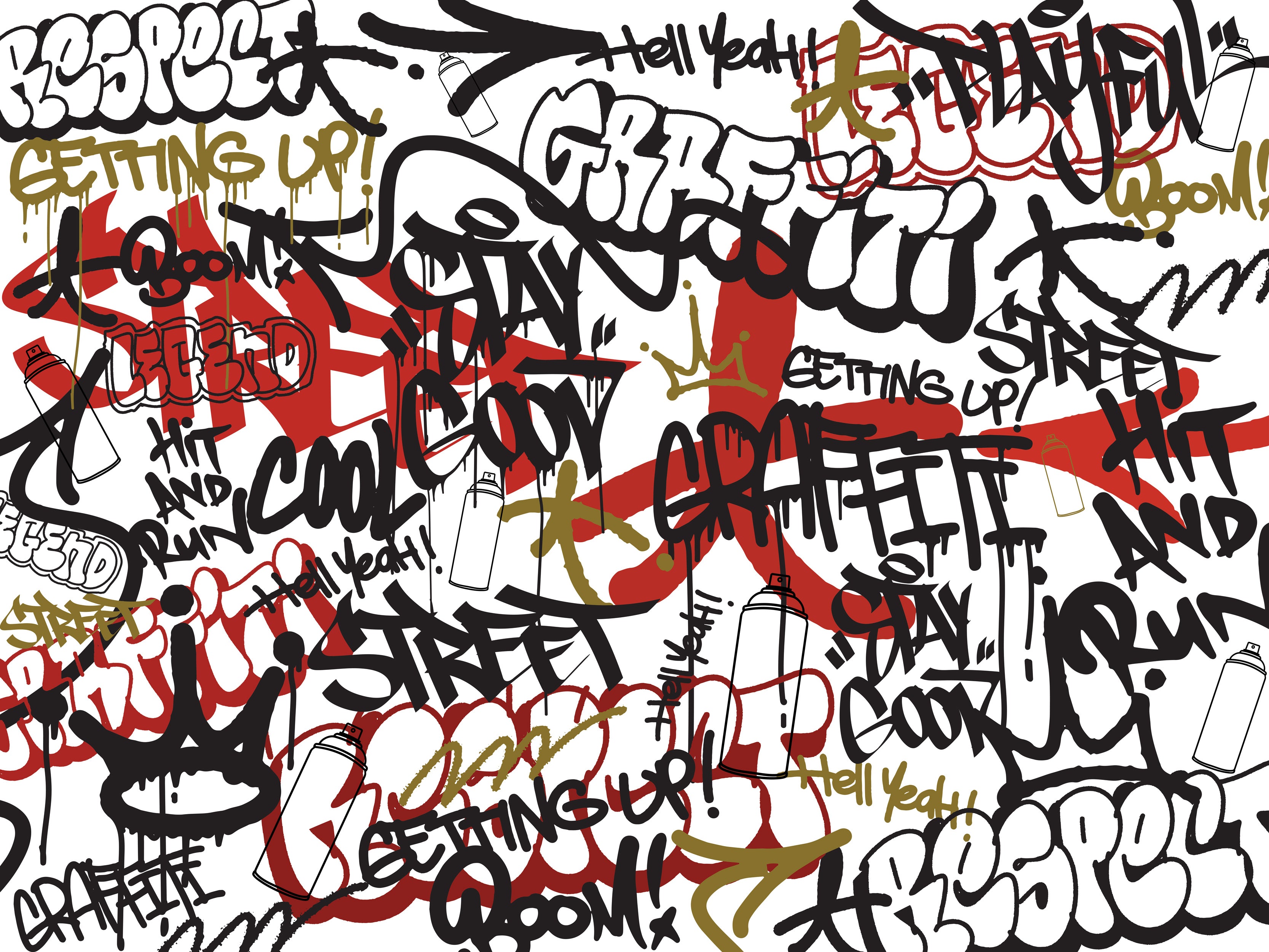Tag & Spark - Rebel Words Mural