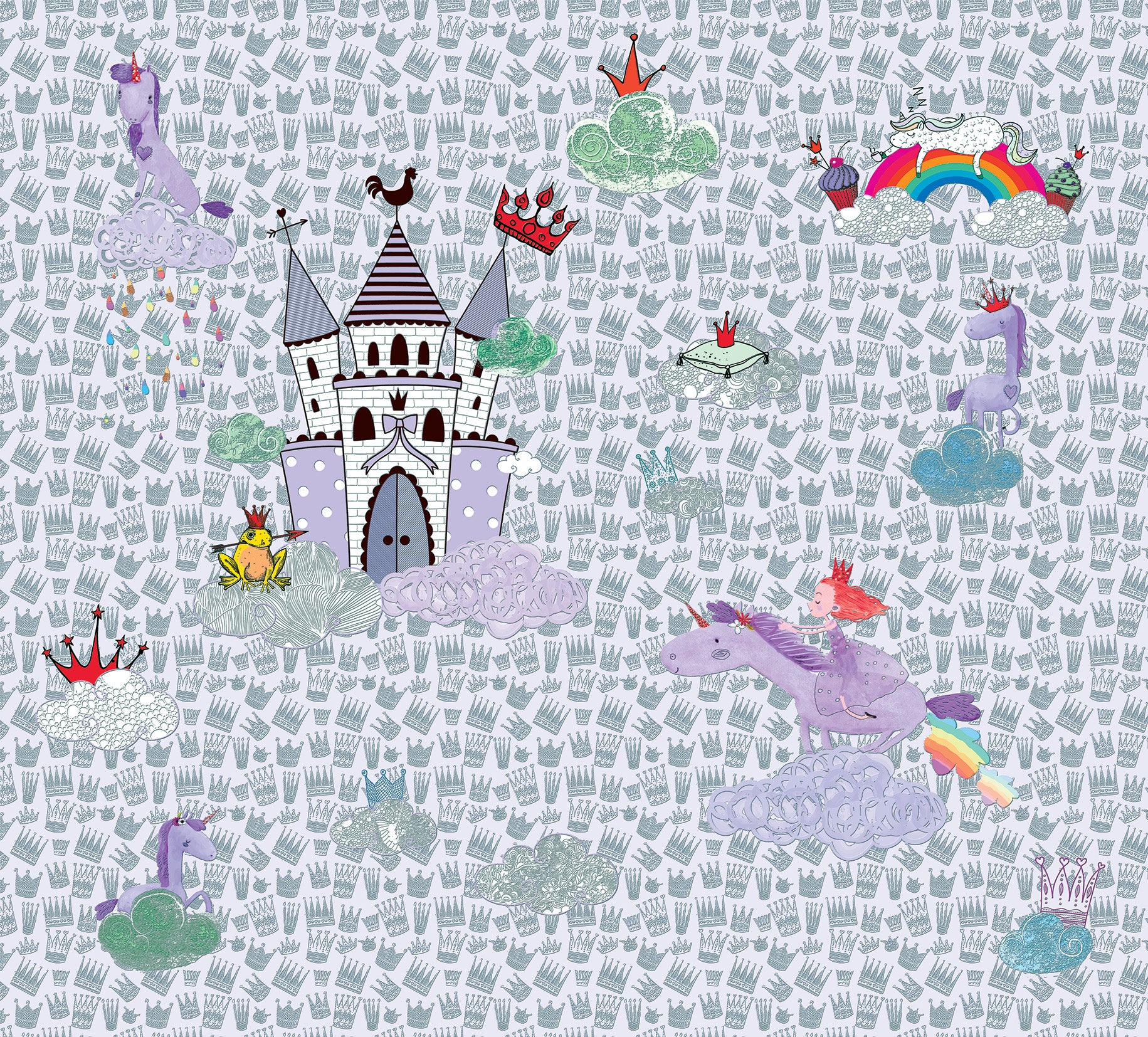 3D Princess Dreams - Printed Mural