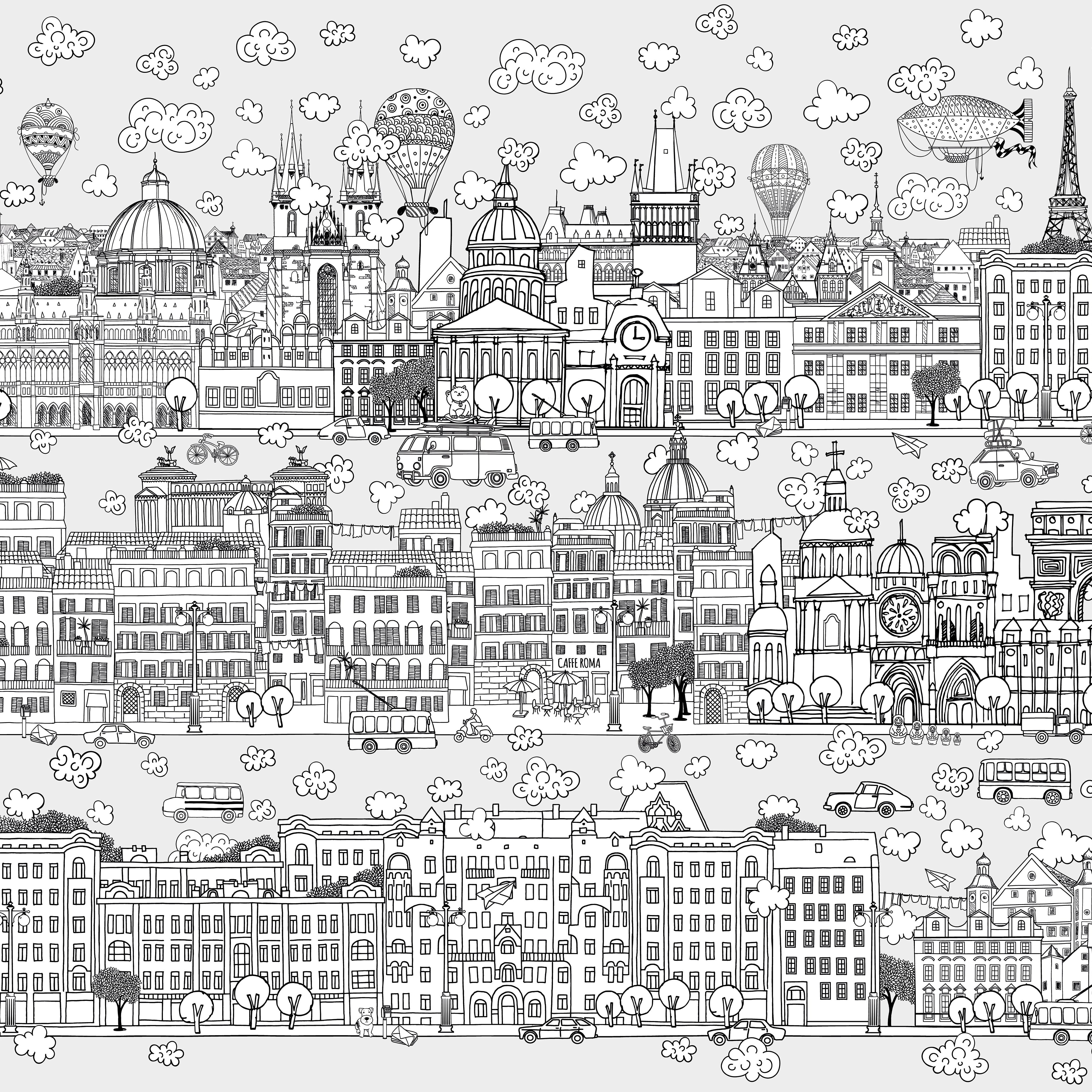 3D Doodle City - Printed