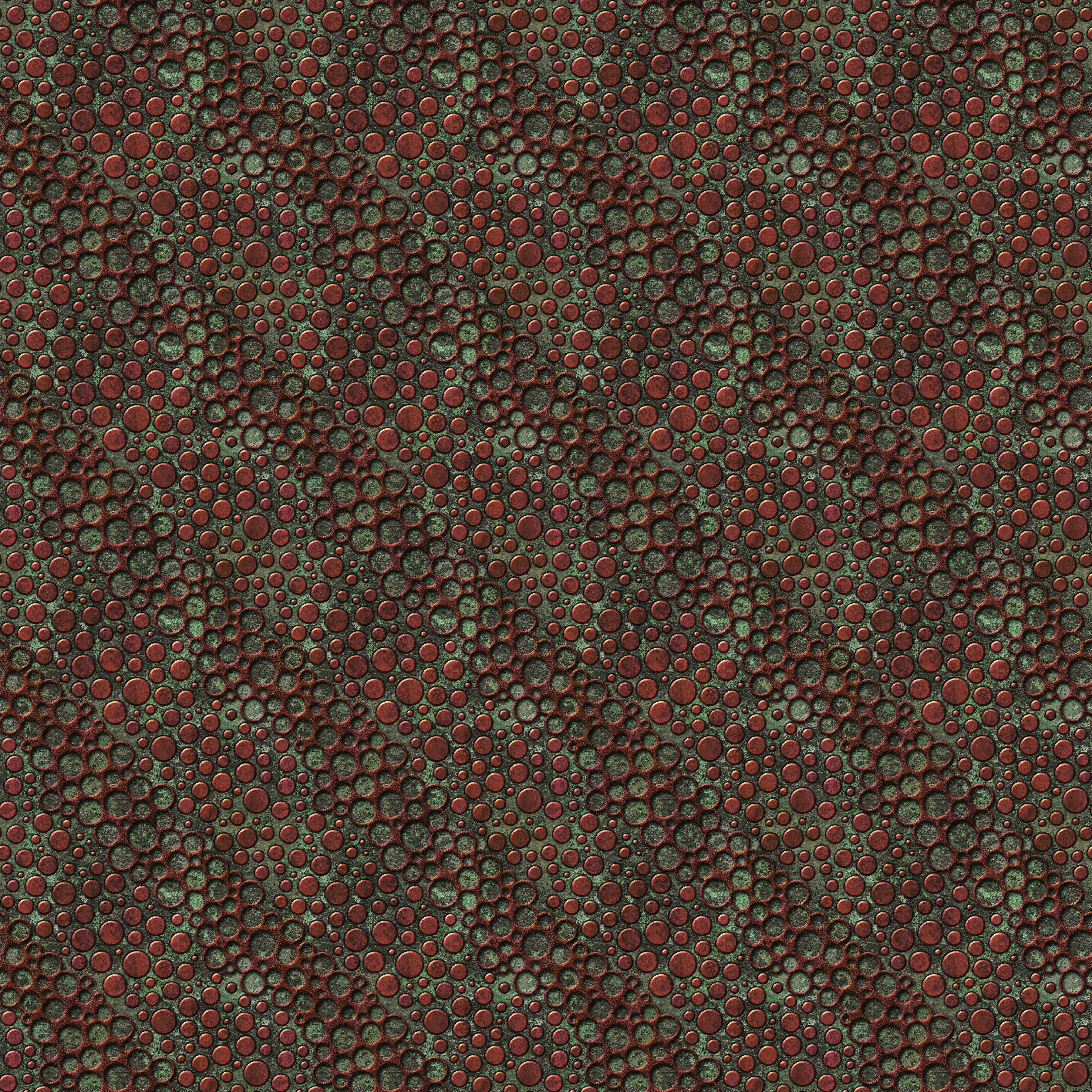 3D Metallic Bubbles - Printed Wallpaper
