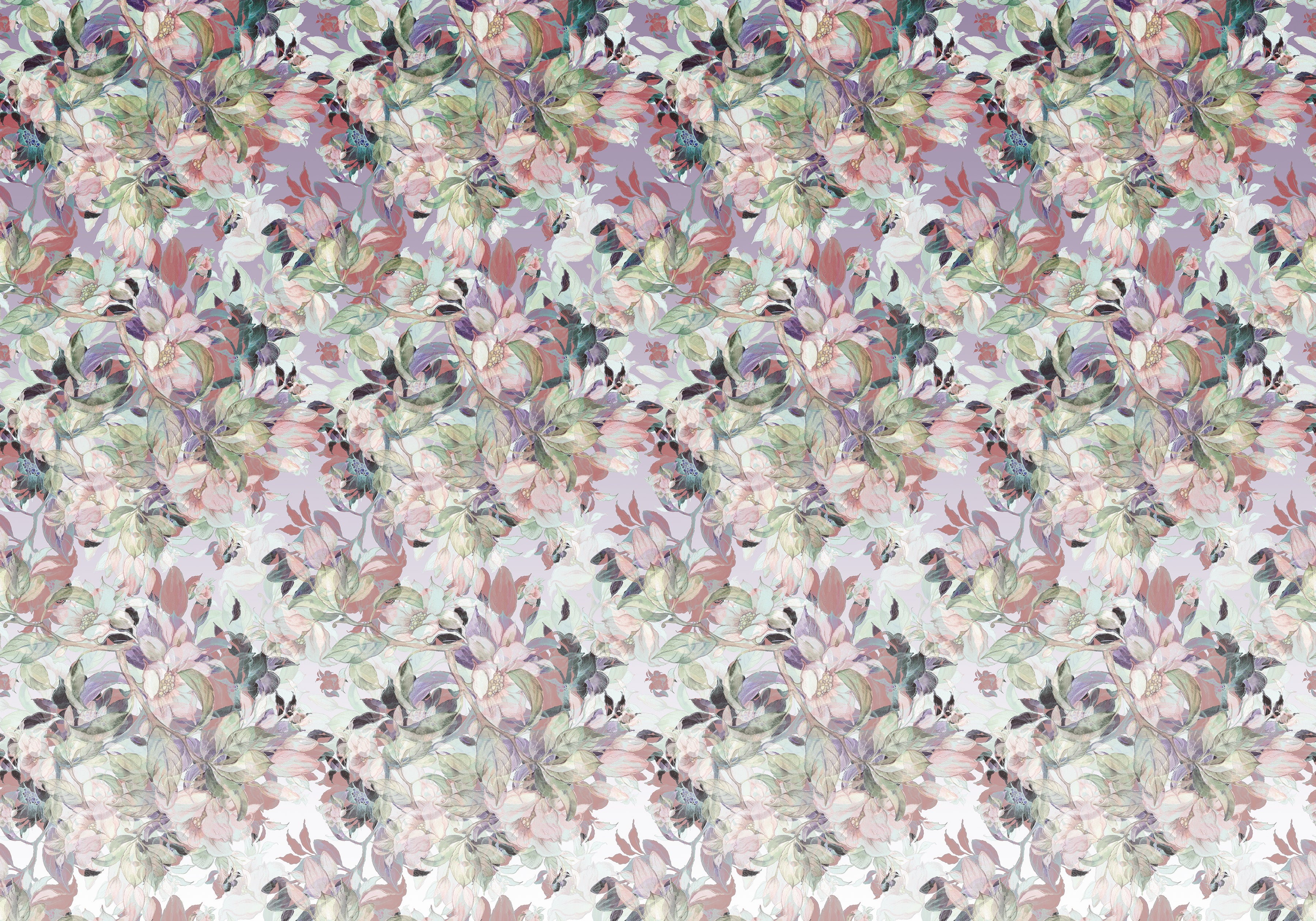 3D Dreamy Floral - Printed Mural