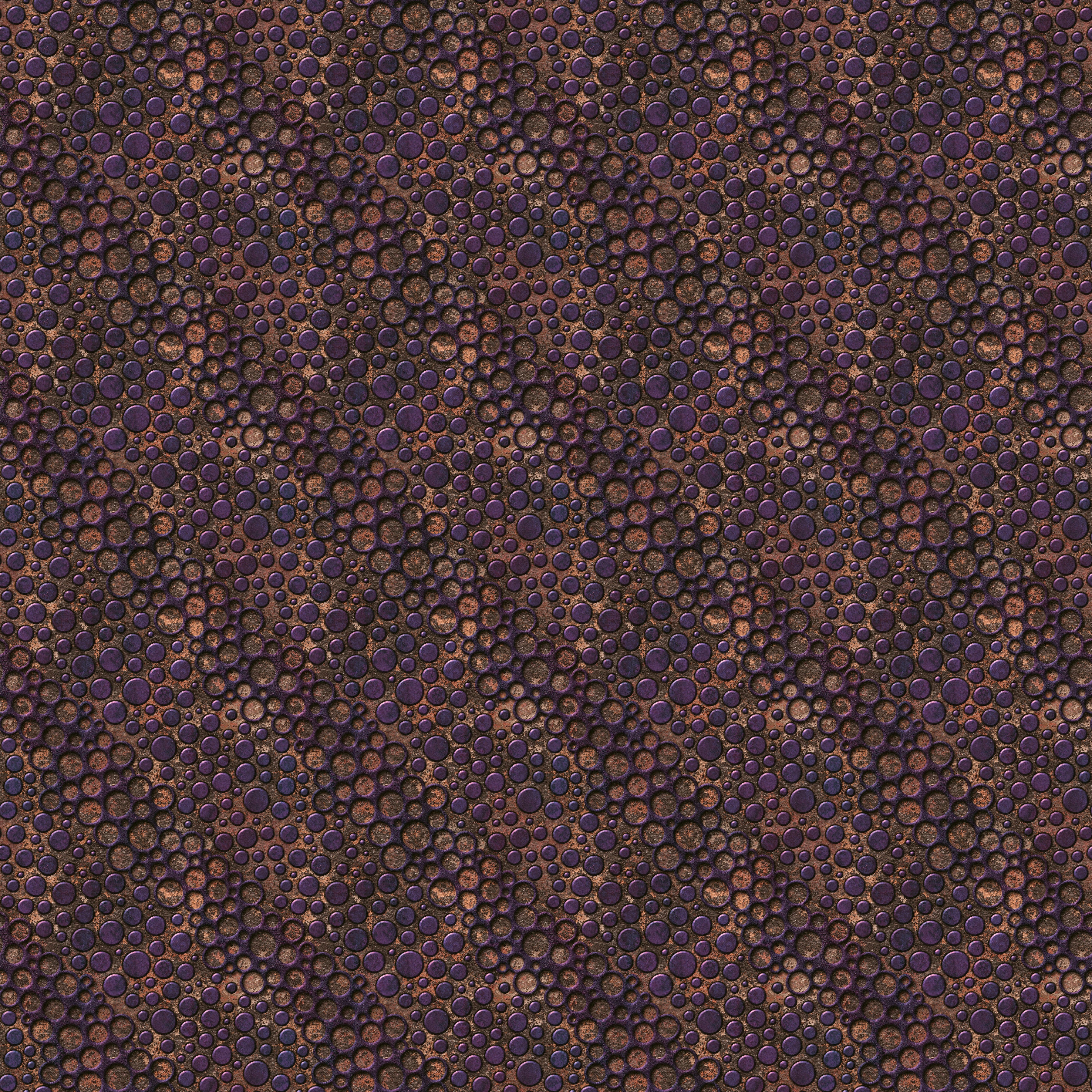 3D Metallic Bubbles - Printed Wallpaper