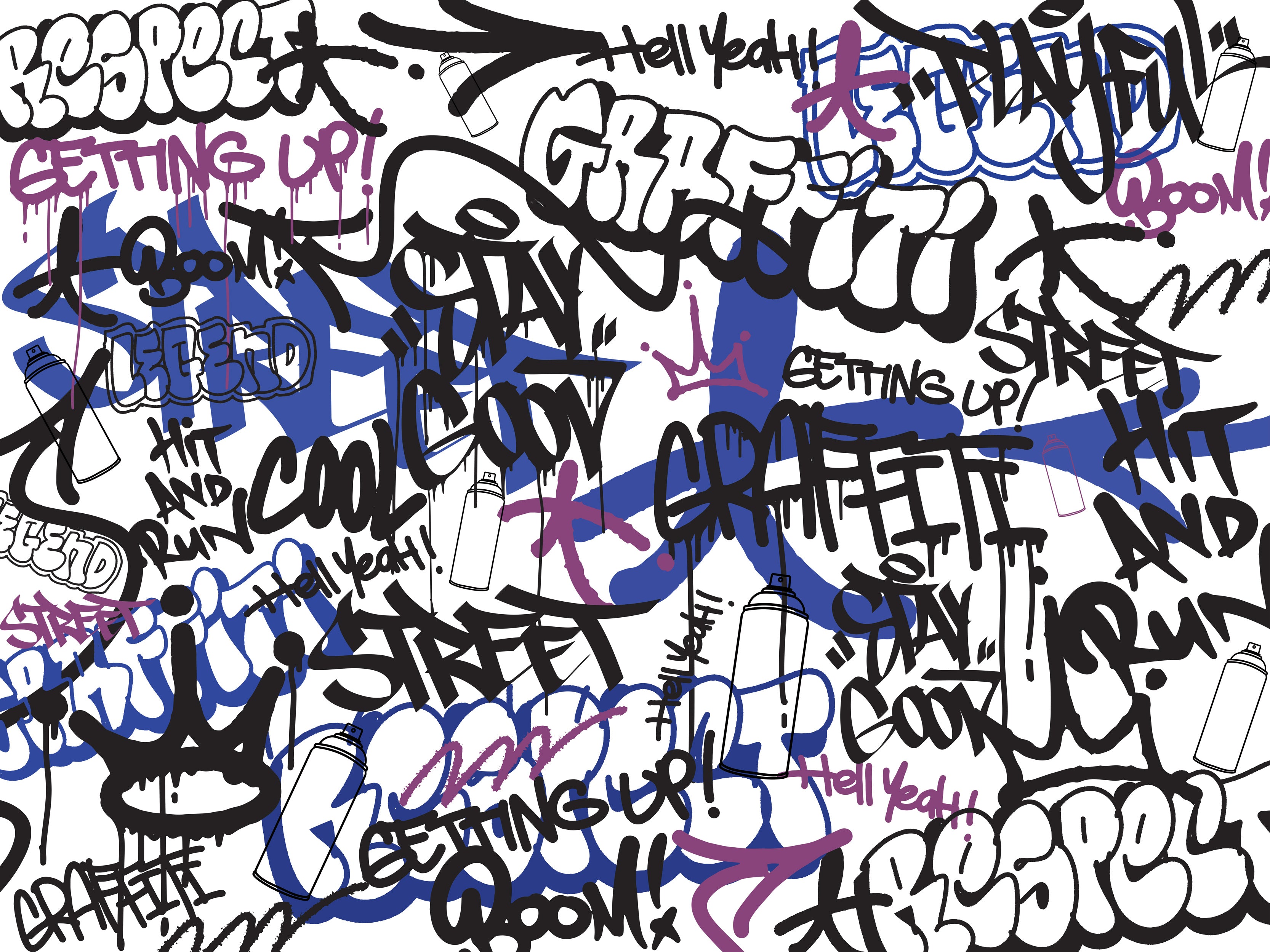 Tag & Spark - Rebel Words Mural