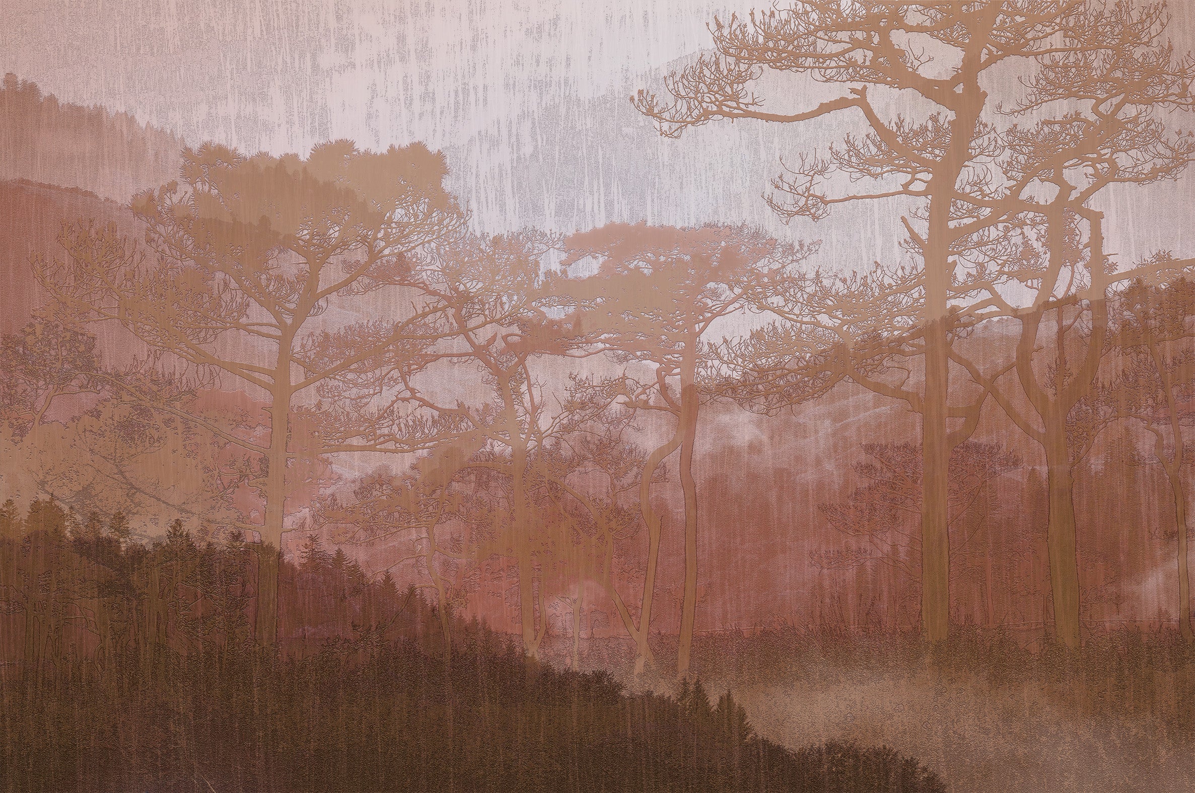 3D Forest Whispers - Printed Mural