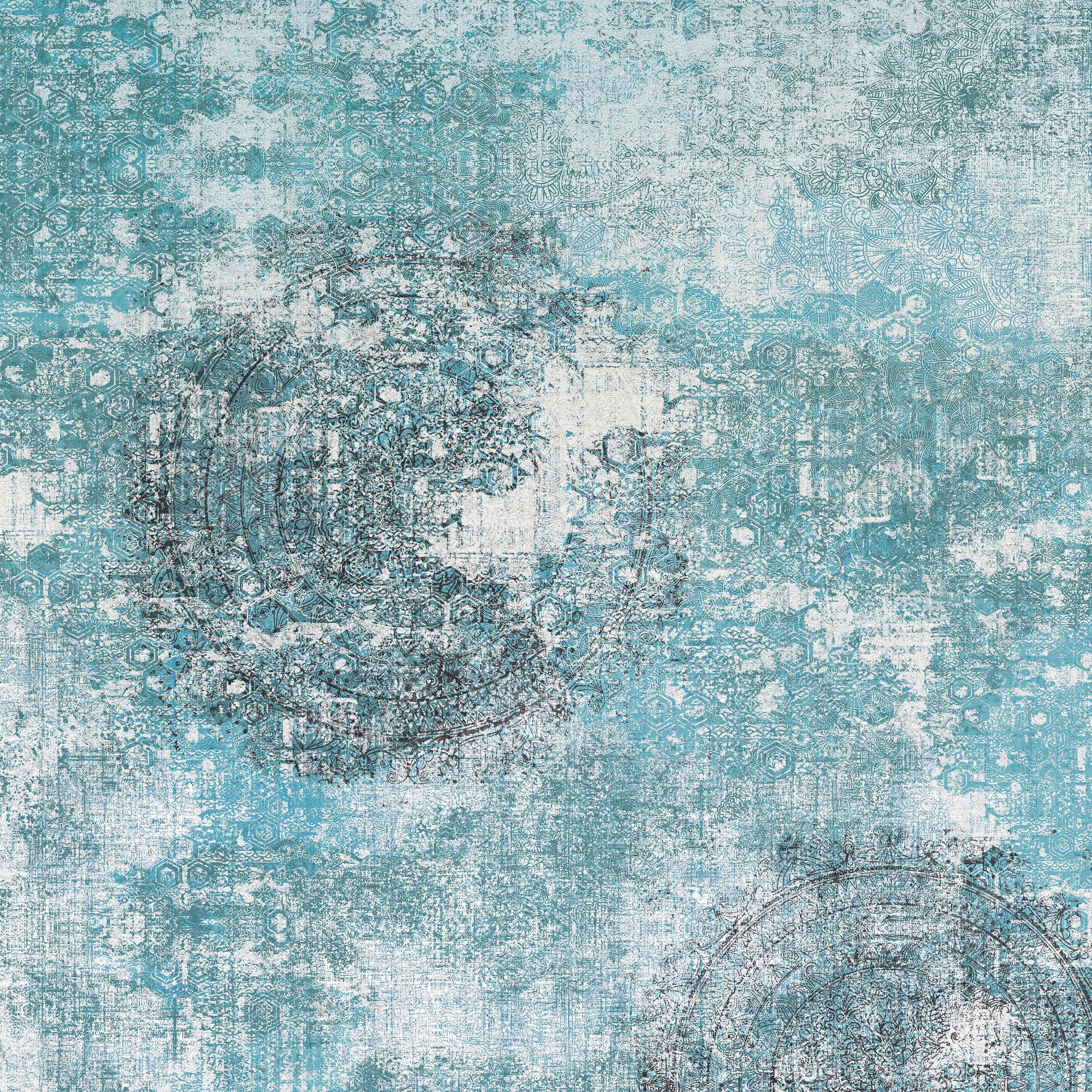 3D Distressed Vintage - Printed Mural