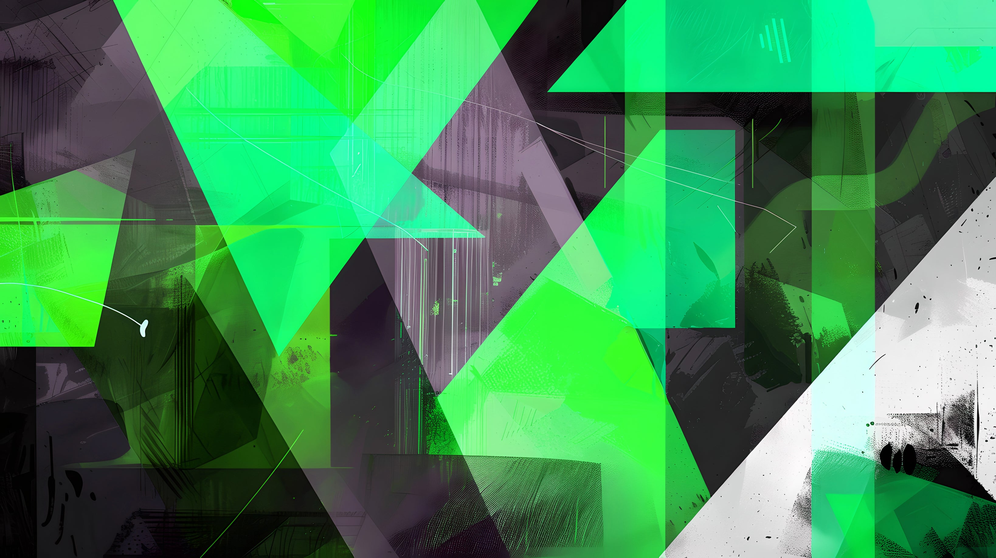 Fractured Forms Mural