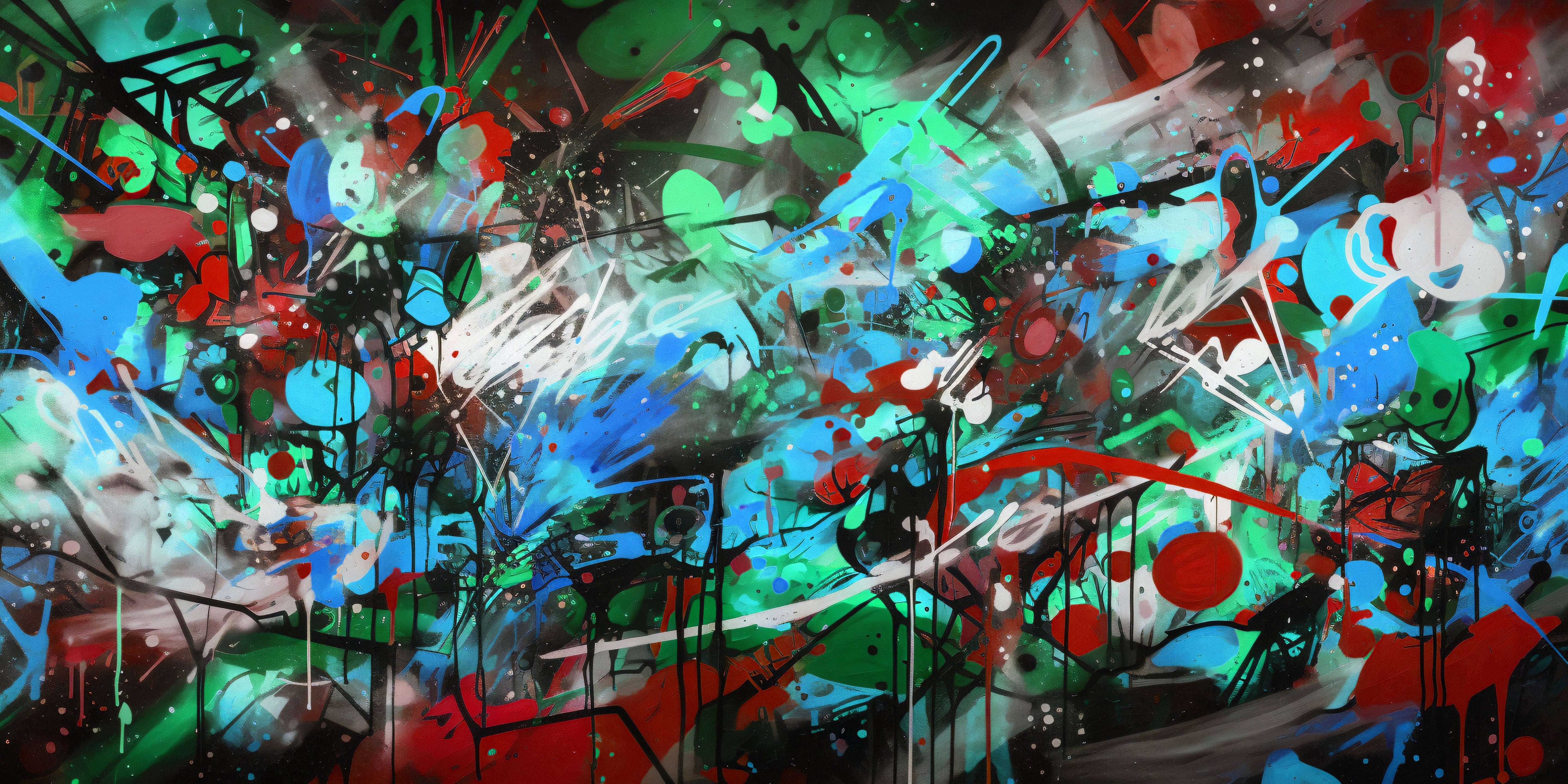 Urban Graffiti Fusion Mural