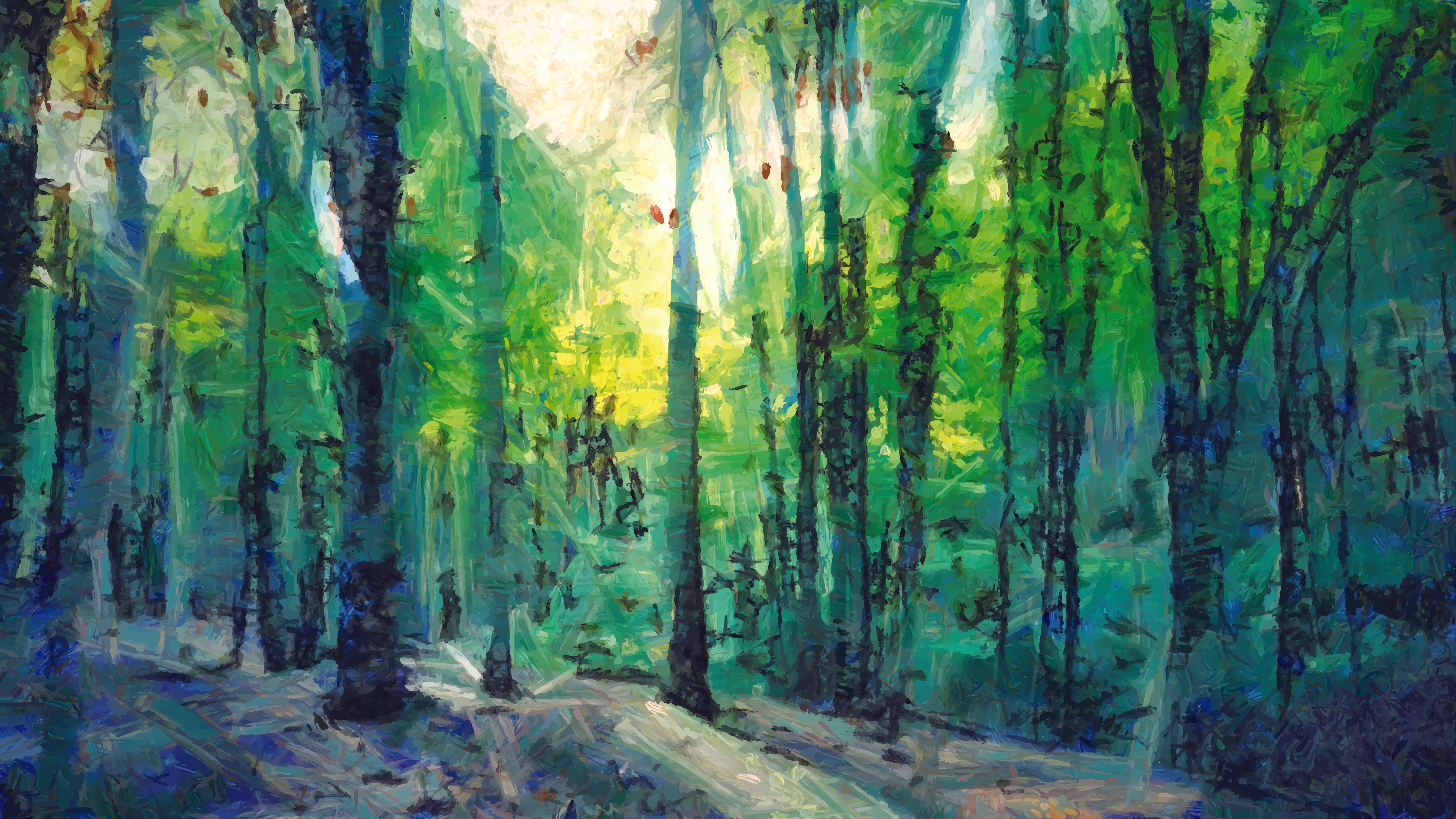 Emerald Light Cascade