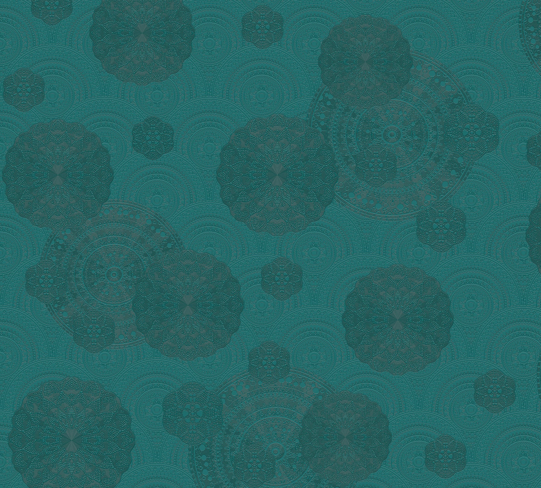 3D Moonstone Mandala - Printed Mural