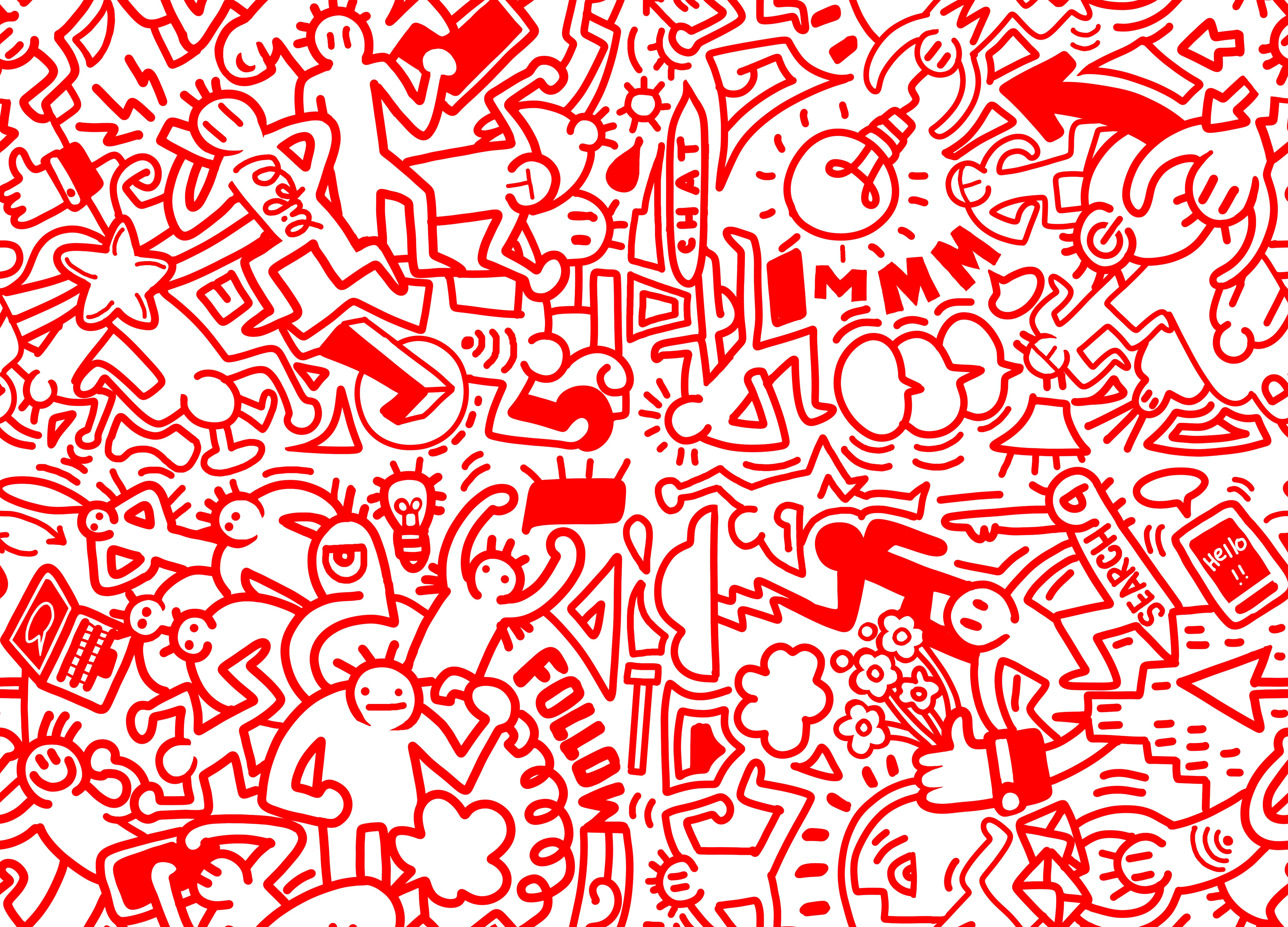 Ink Sketch Playground Mural