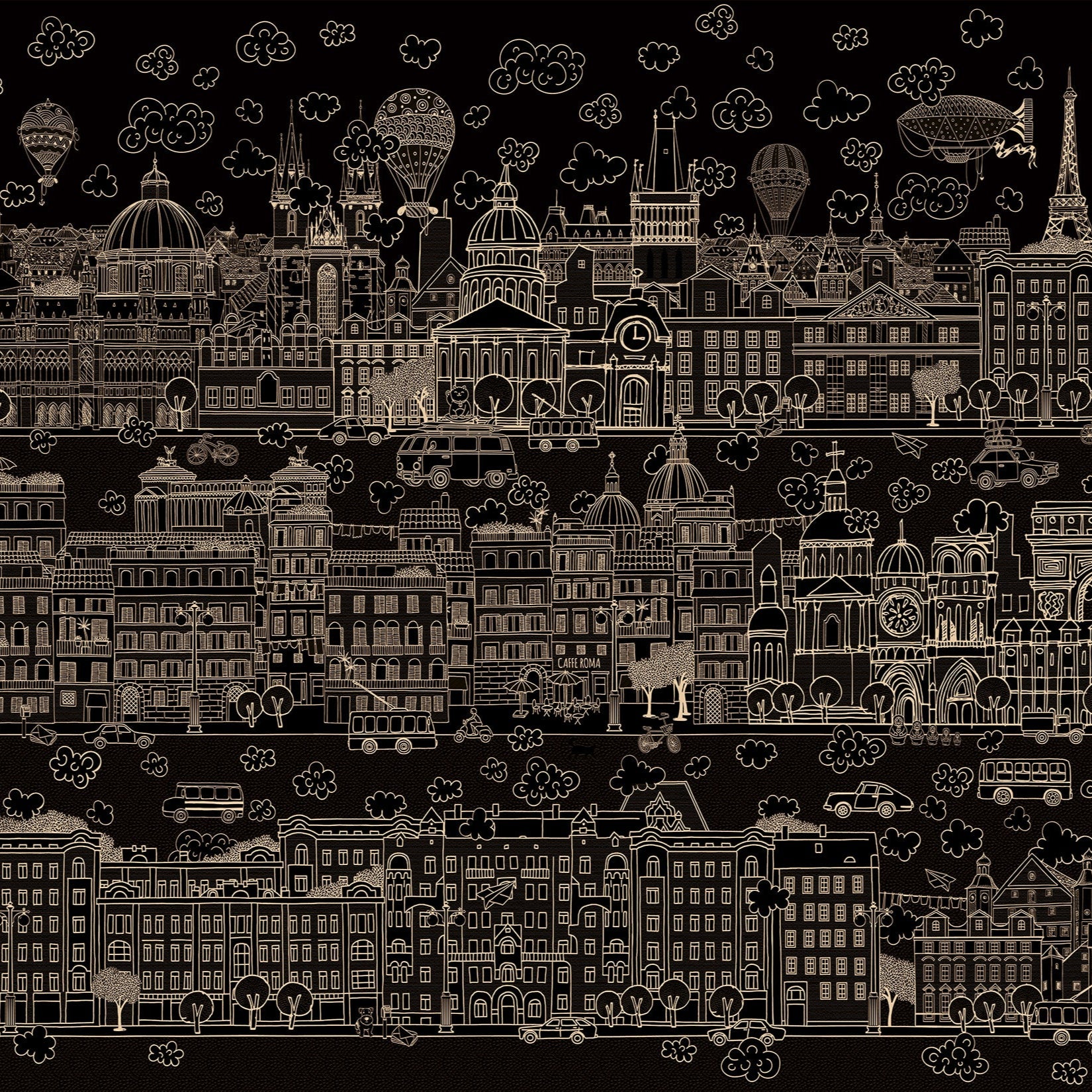 3D Doodle City - Printed