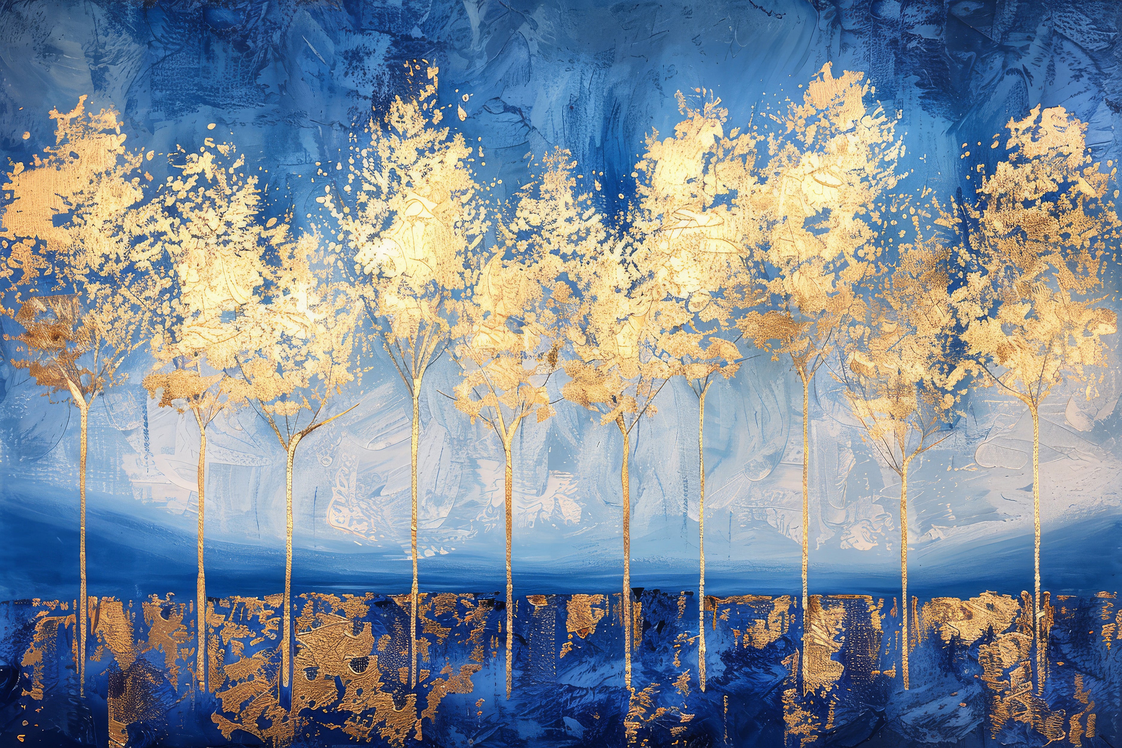 Blue Dream Golden Trees