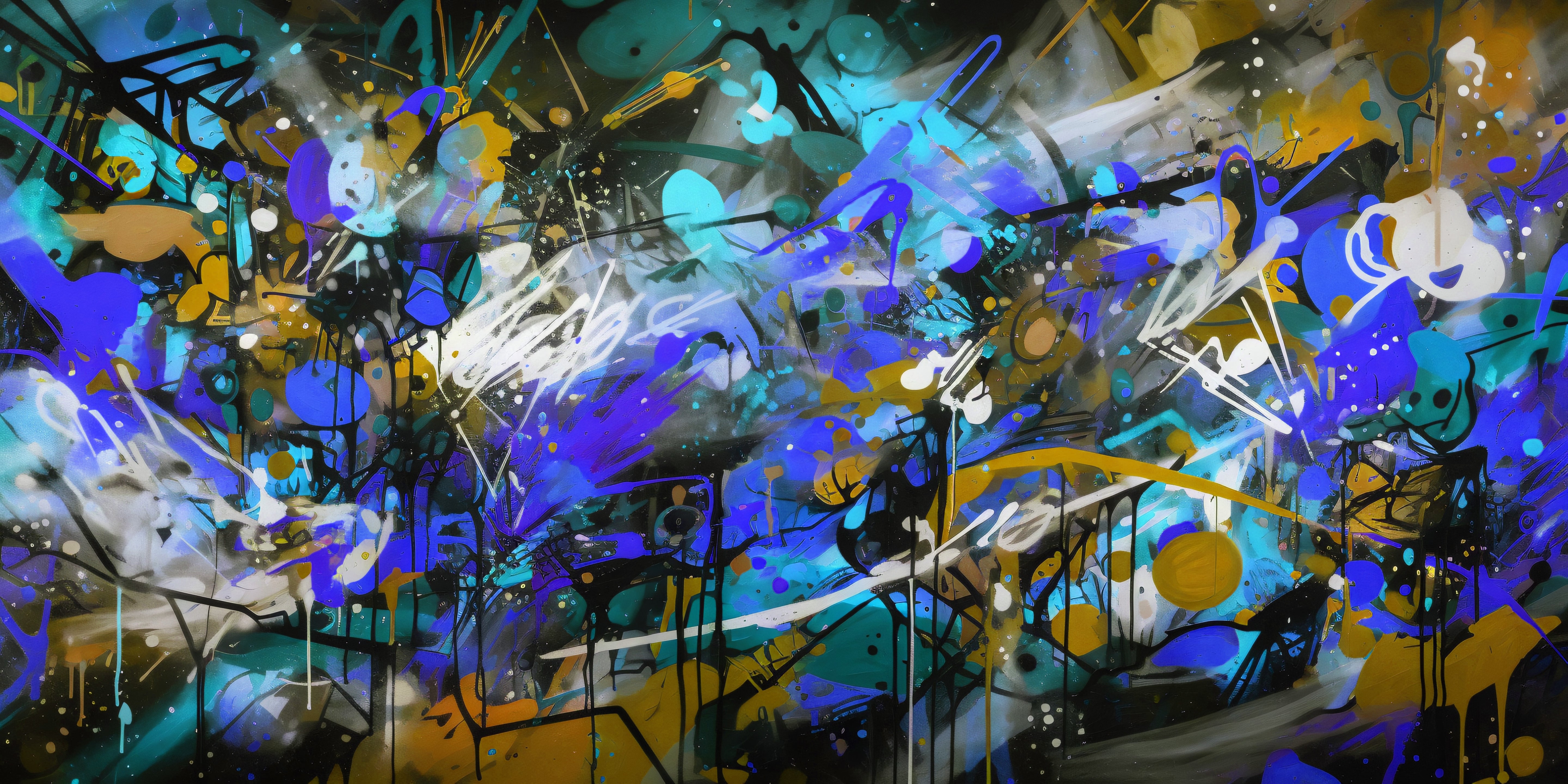 Urban Graffiti Fusion Mural