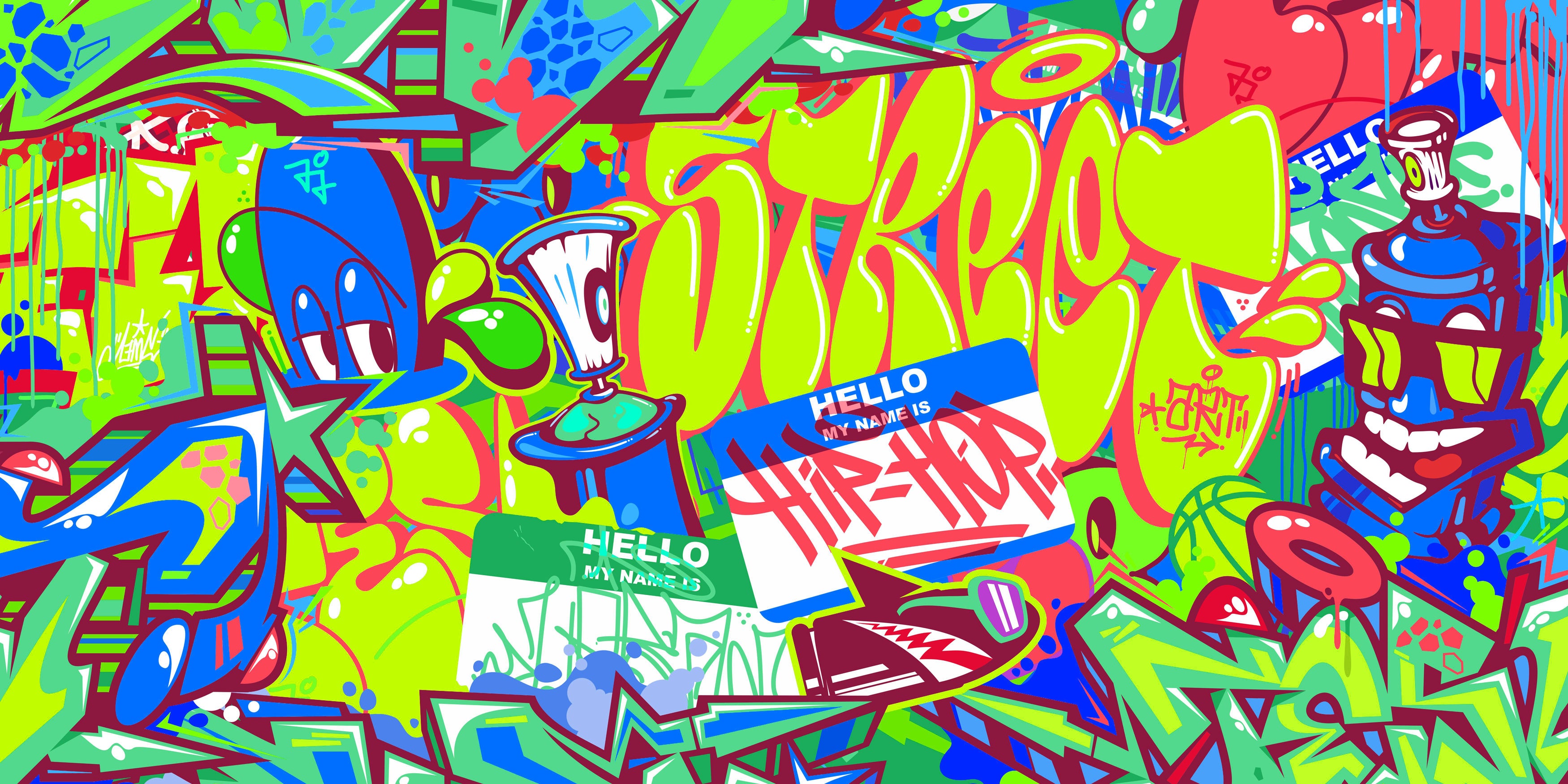 Tag & Spark - Hip-Hop Hues Mural