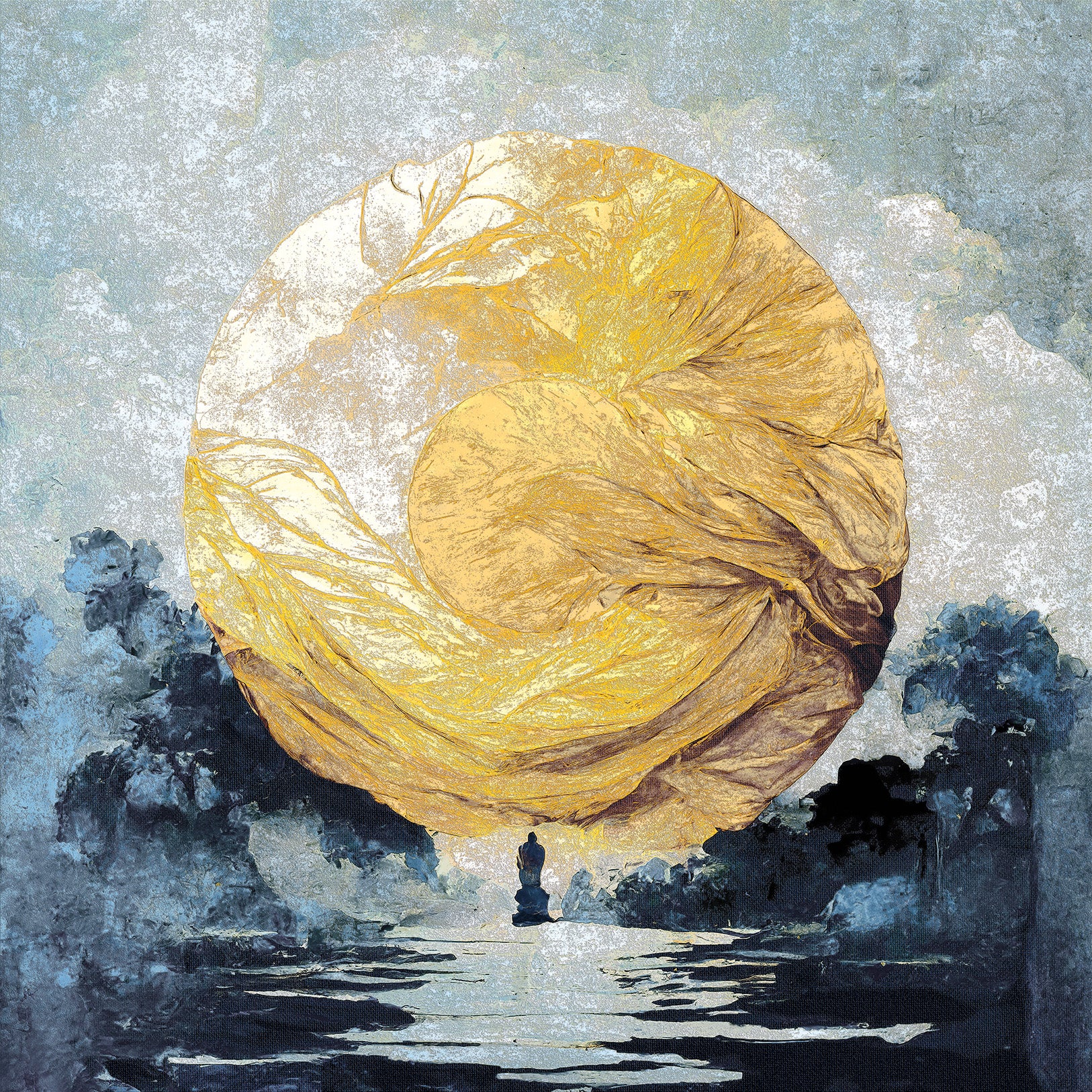 3D Radiant Sunrise - Printed Mural