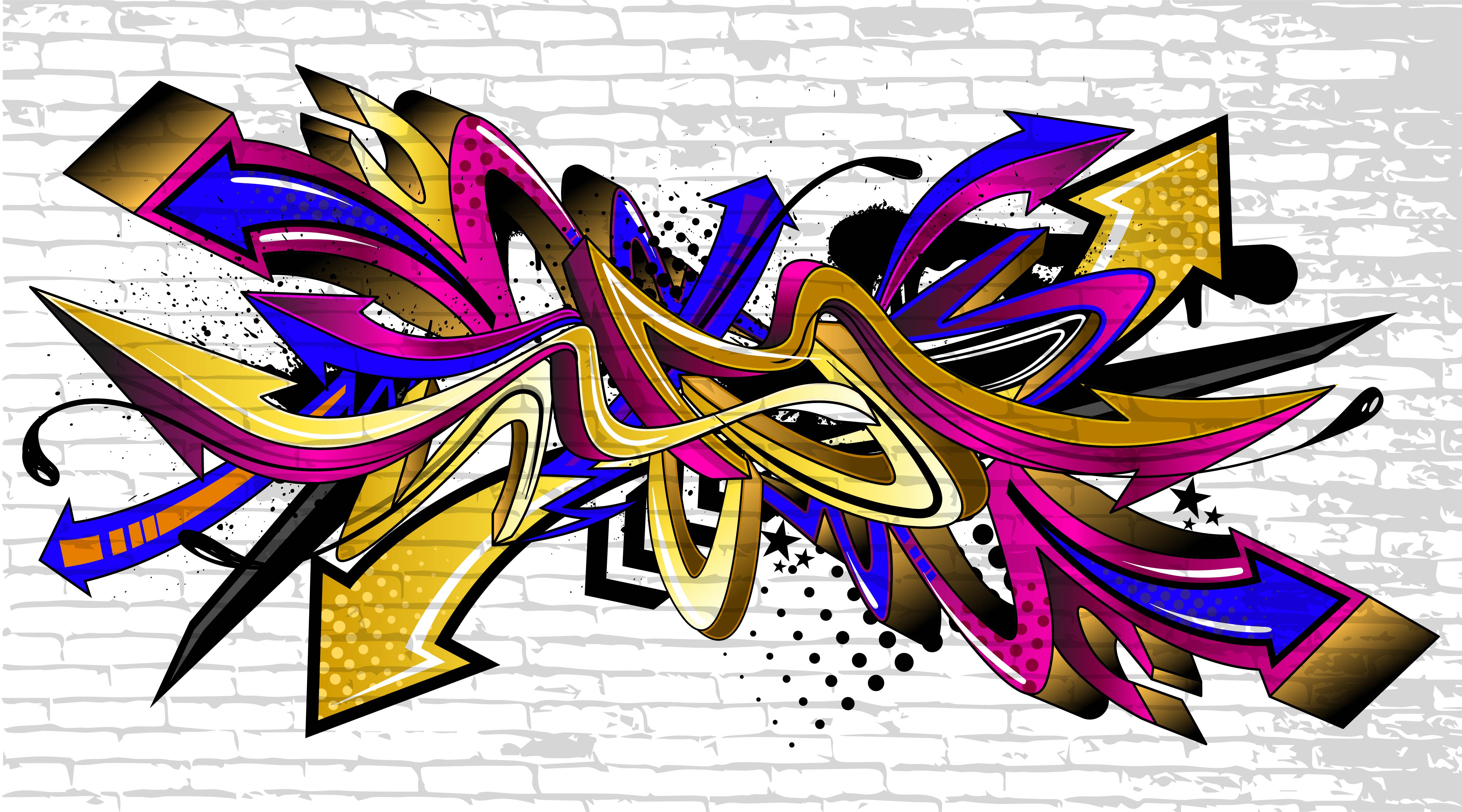 Urban Velocity - Graffiti Arrow Mural
