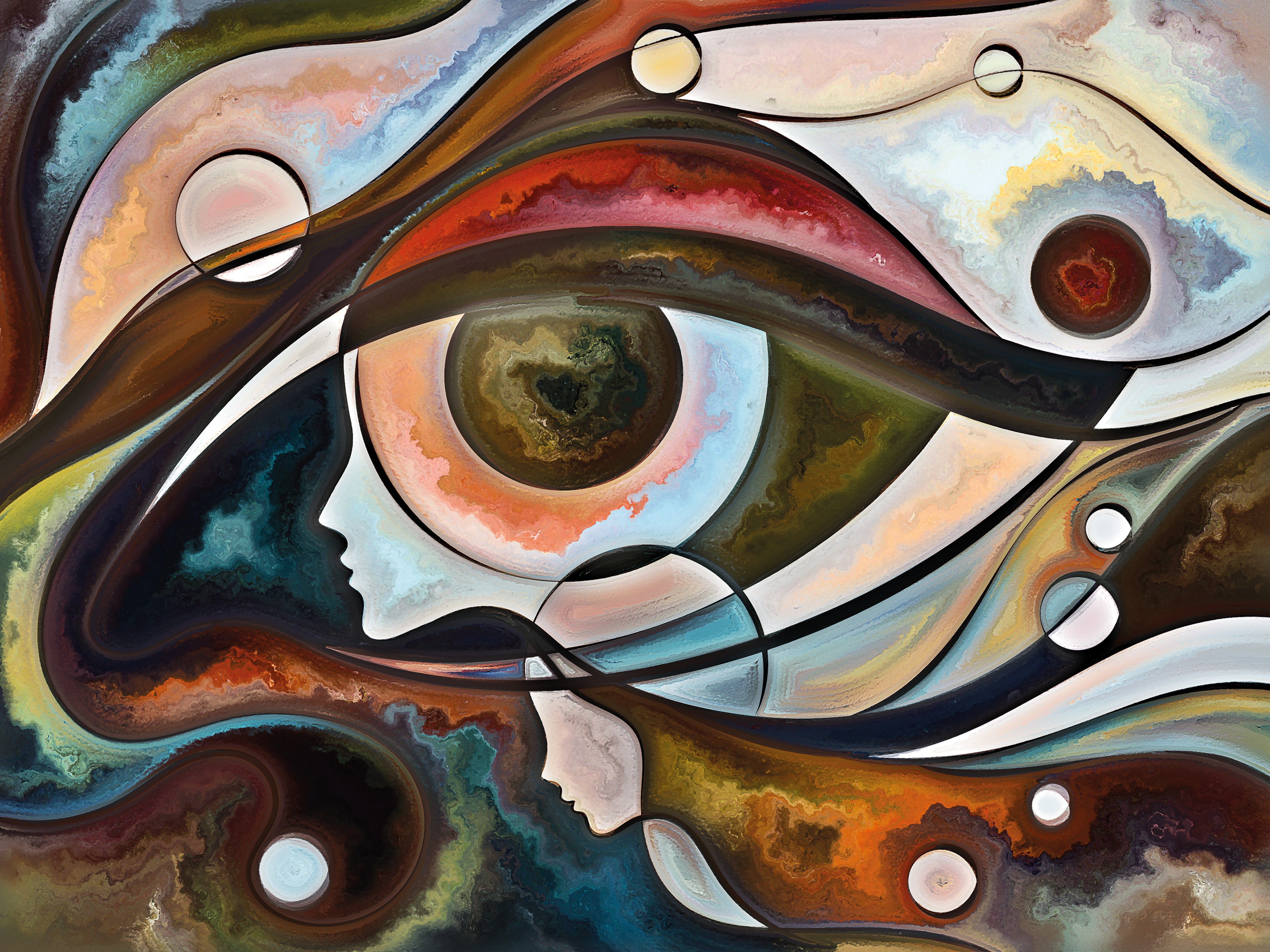 3D Inner Vision - Printed Mural