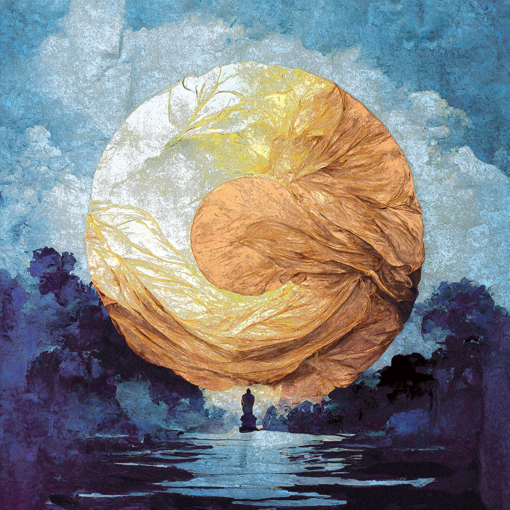 3D Radiant Sunrise - Printed Mural