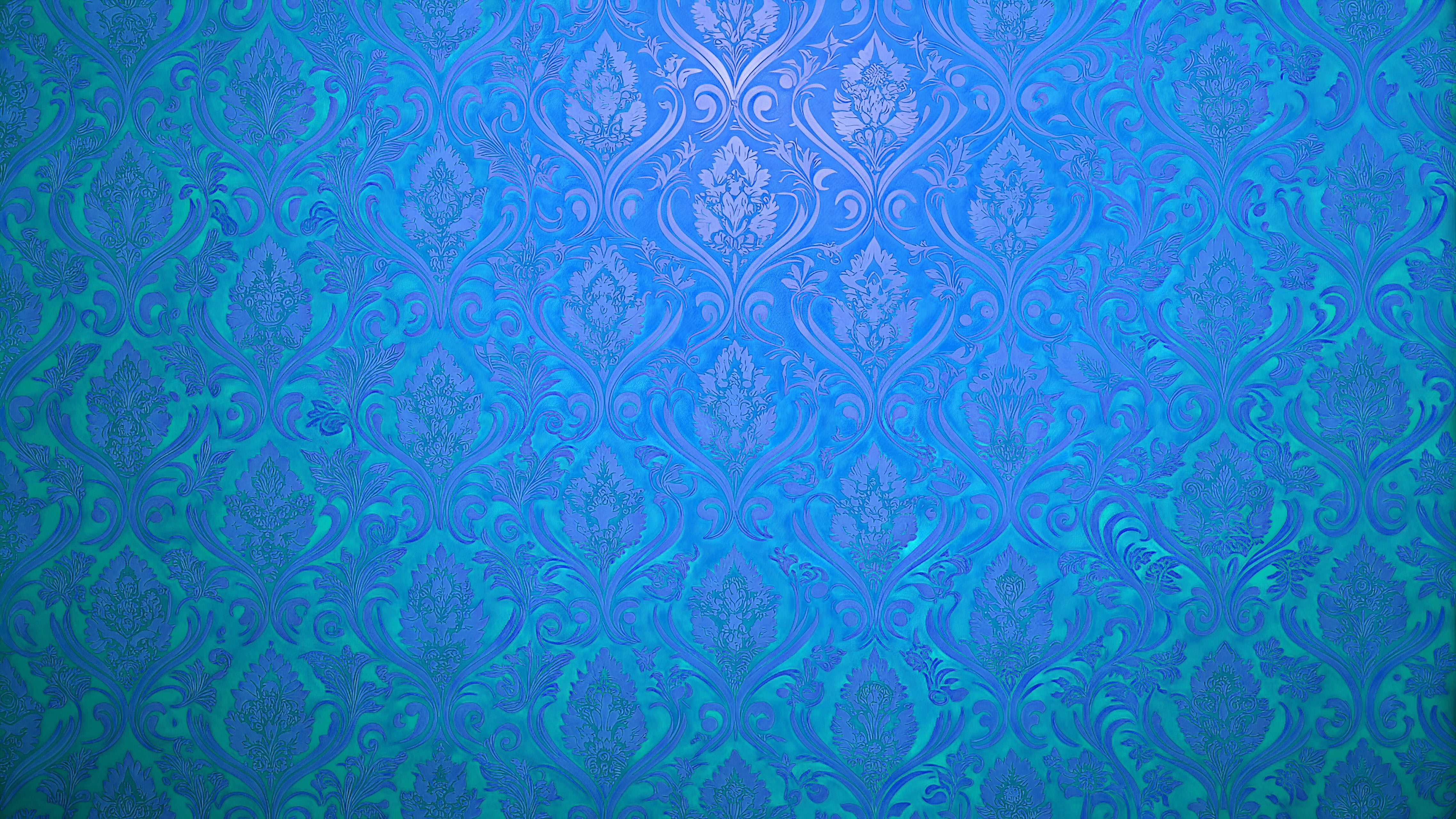 Golden Damask Mural