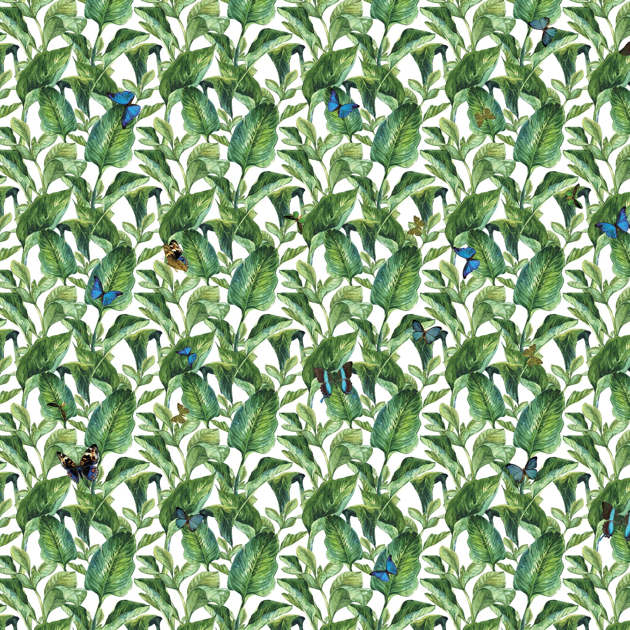 3D Leafy Lane - Printed Wallpaper