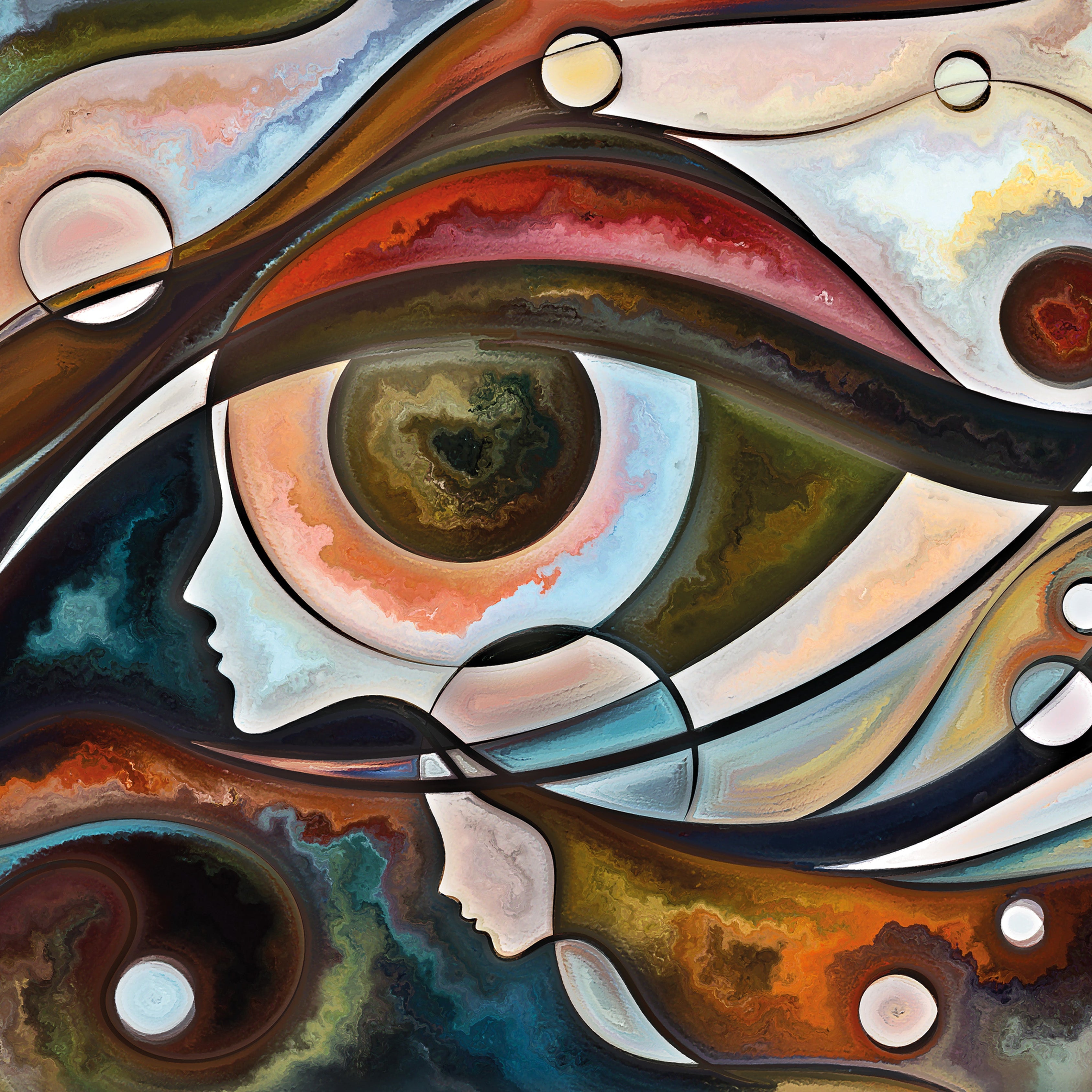 3D Inner Vision - Printed Mural