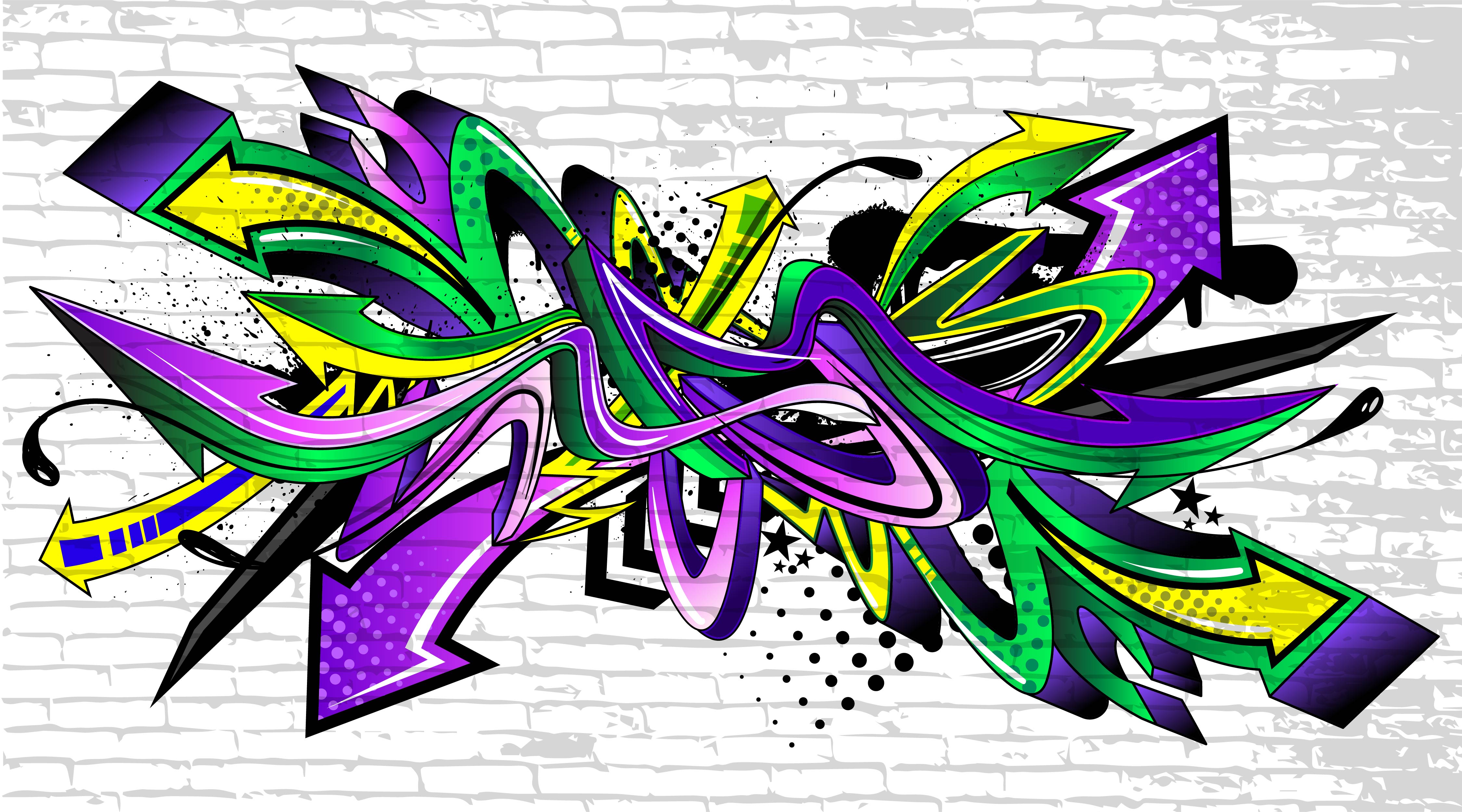 Urban Velocity - Graffiti Arrow Mural