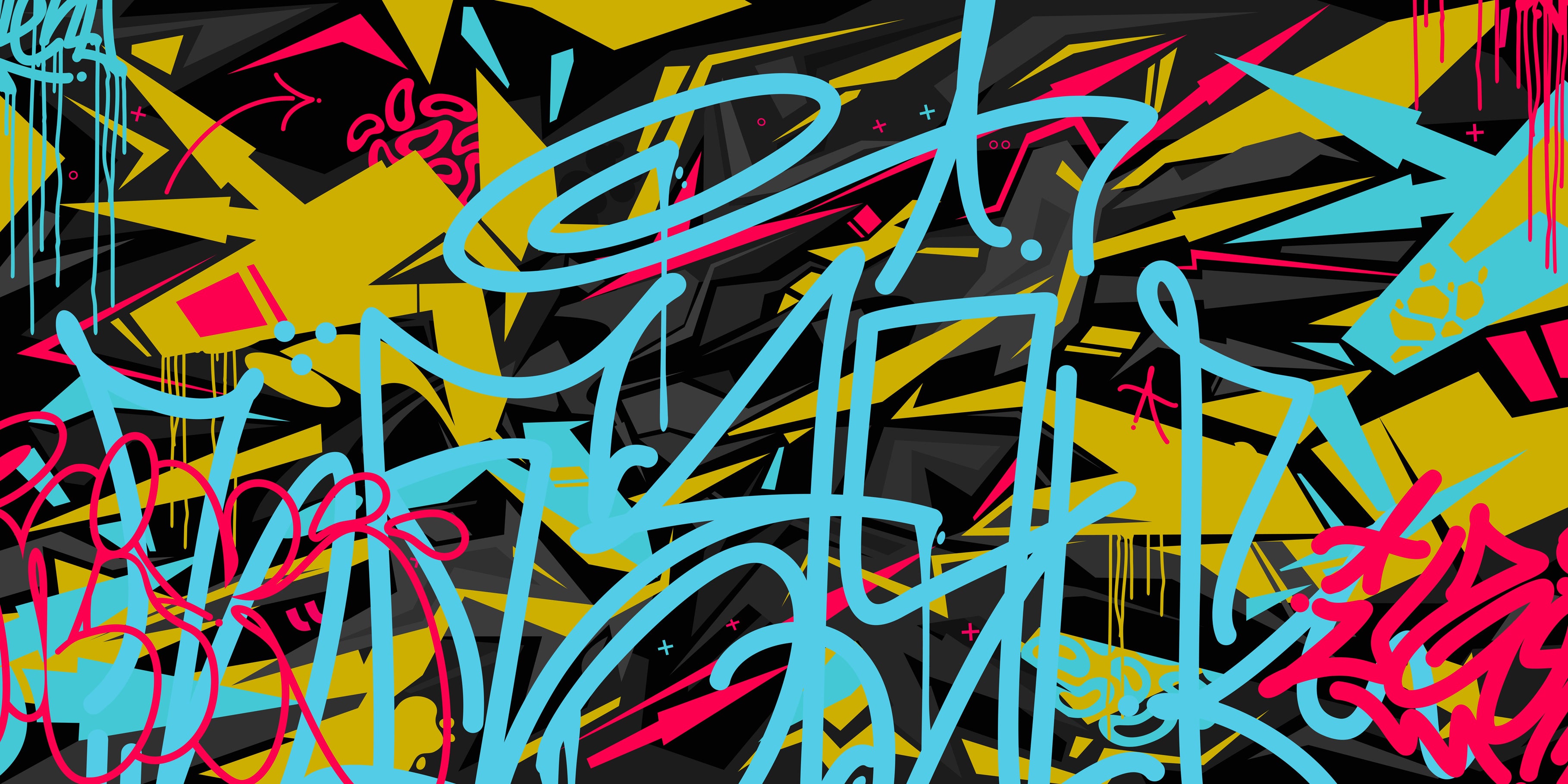 Tag & Spark - Street Scribble Mural