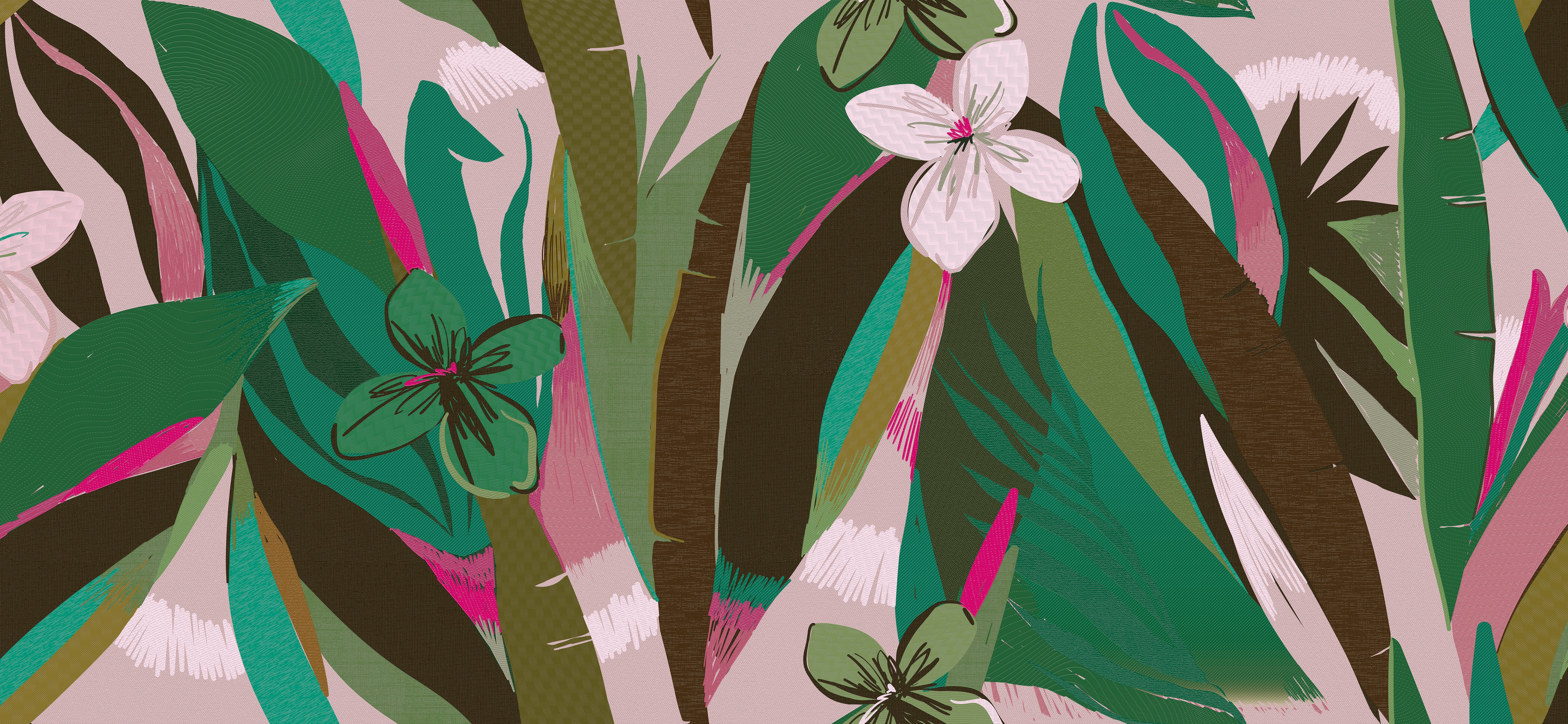 3D Tropical Paradise - Printed