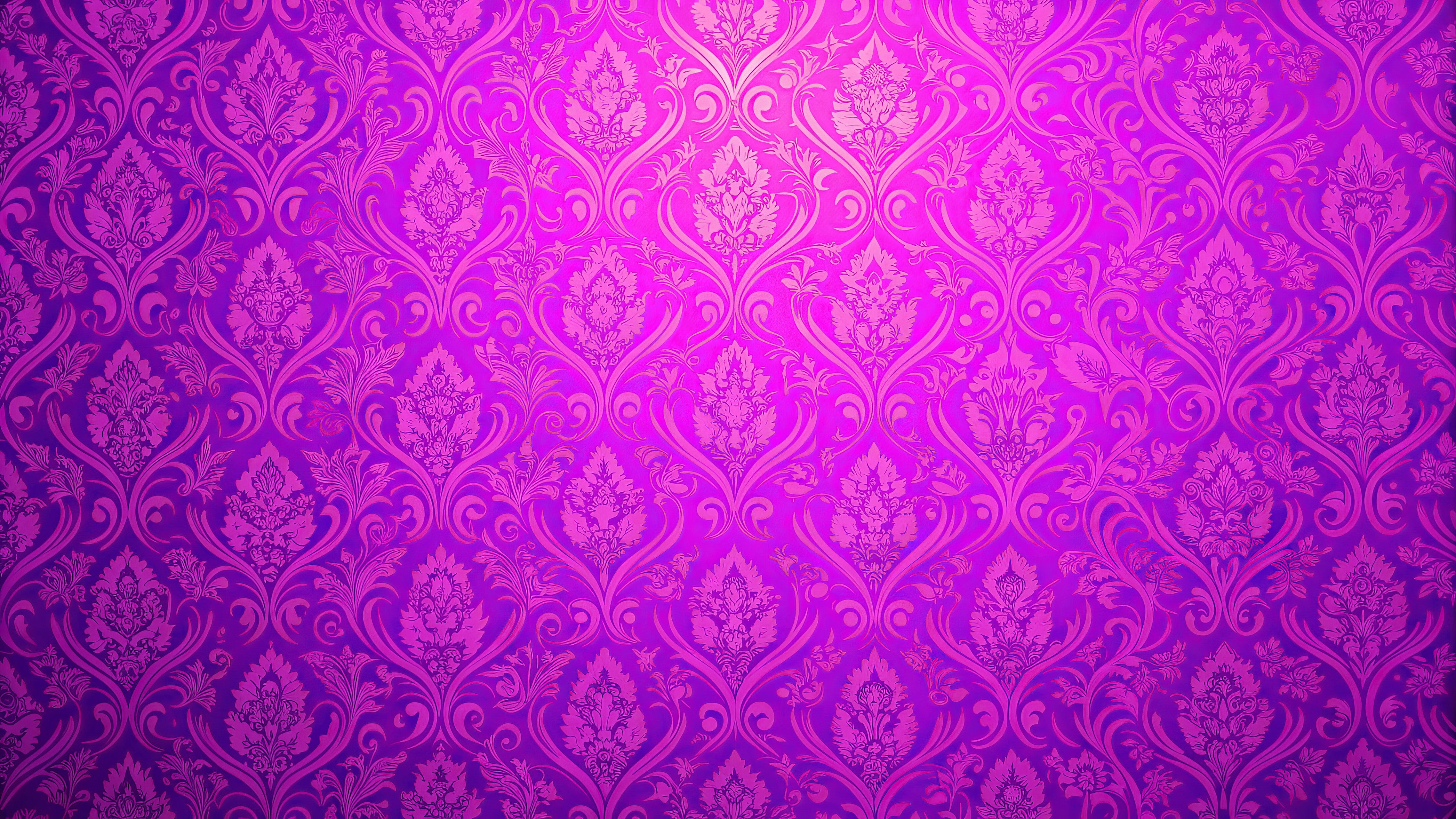 Golden Damask Mural