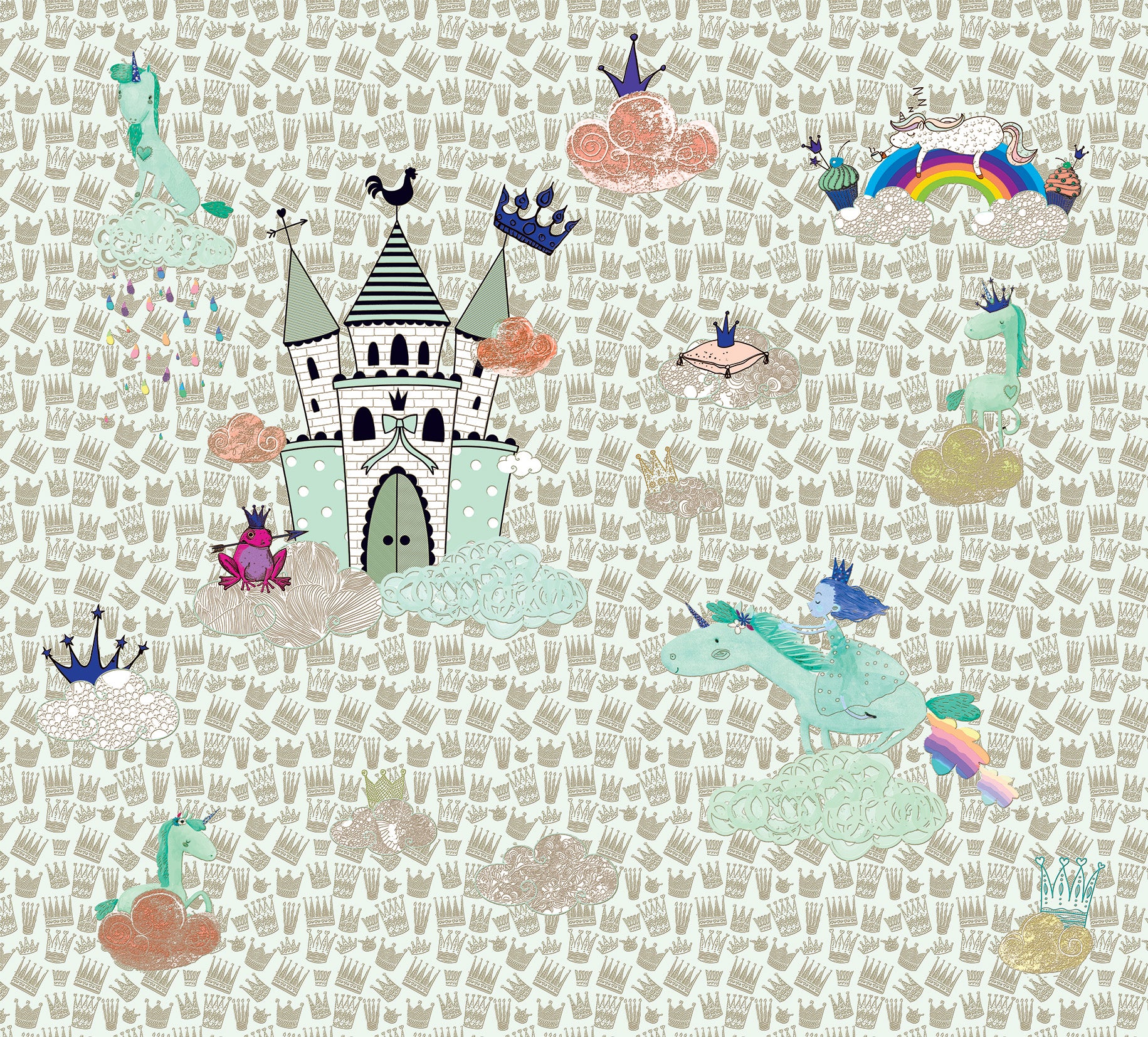 3D Princess Dreams - Printed Mural