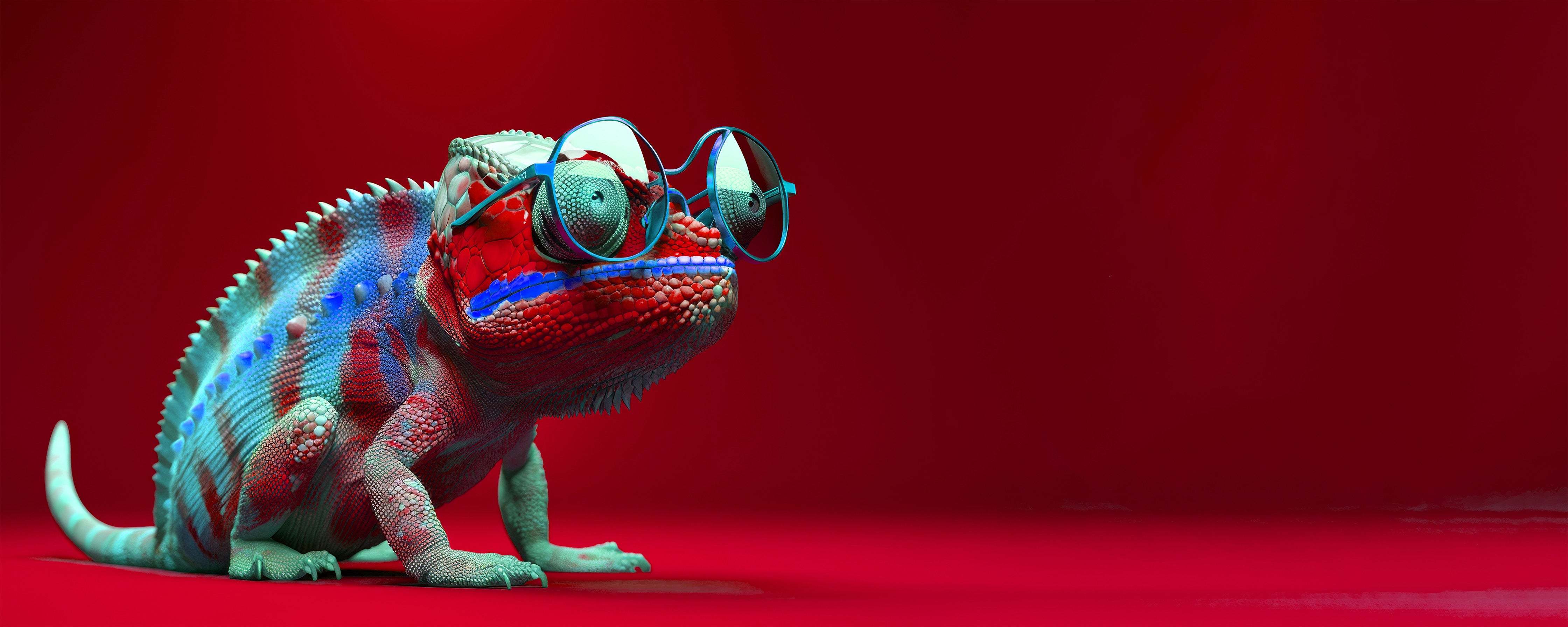 Chameleon Cool Mural
