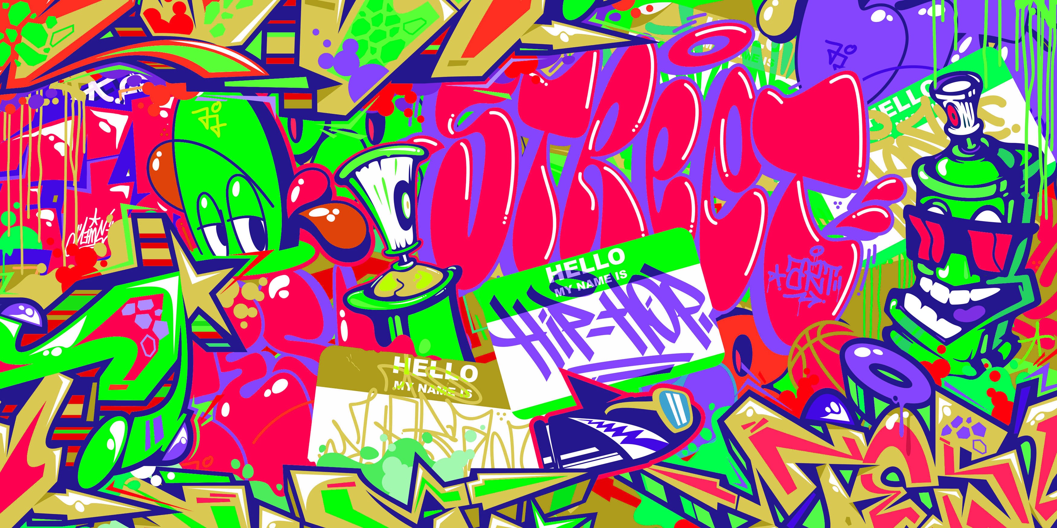 Tag & Spark - Hip-Hop Hues Mural
