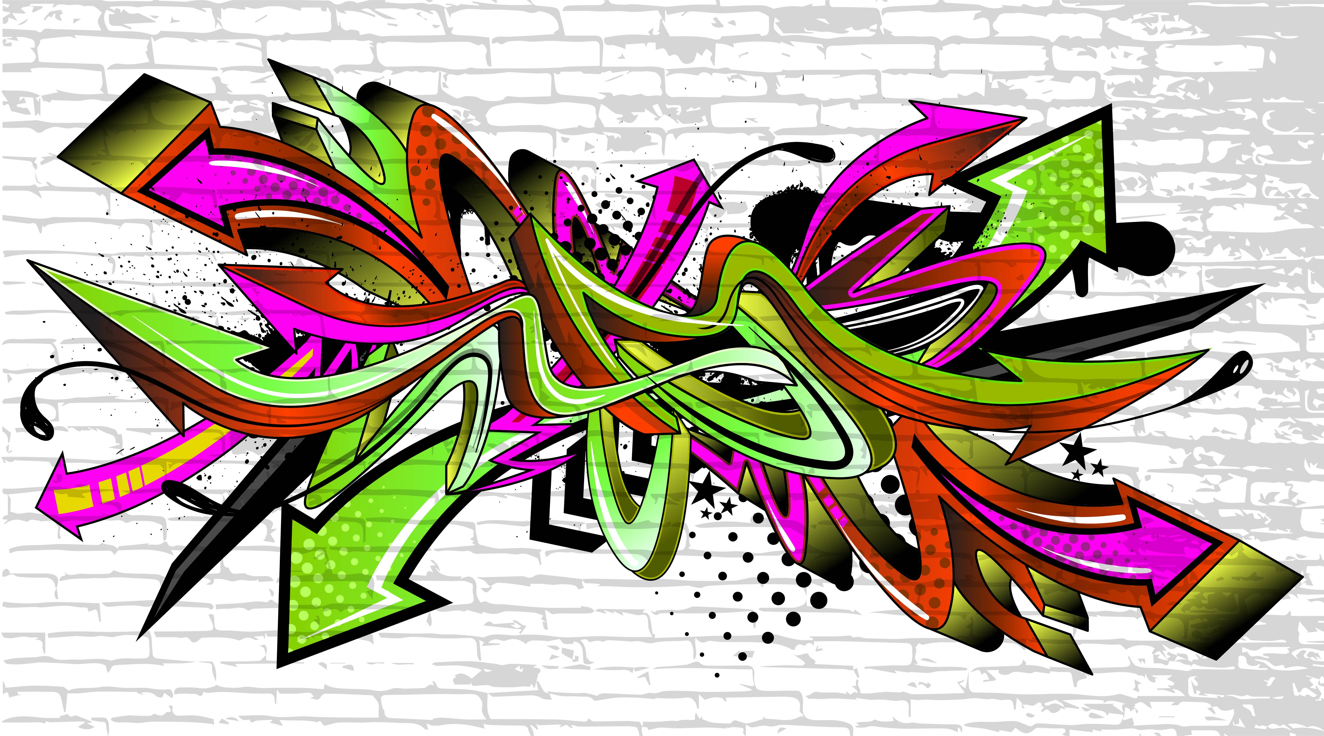 Urban Velocity - Graffiti Arrow Mural