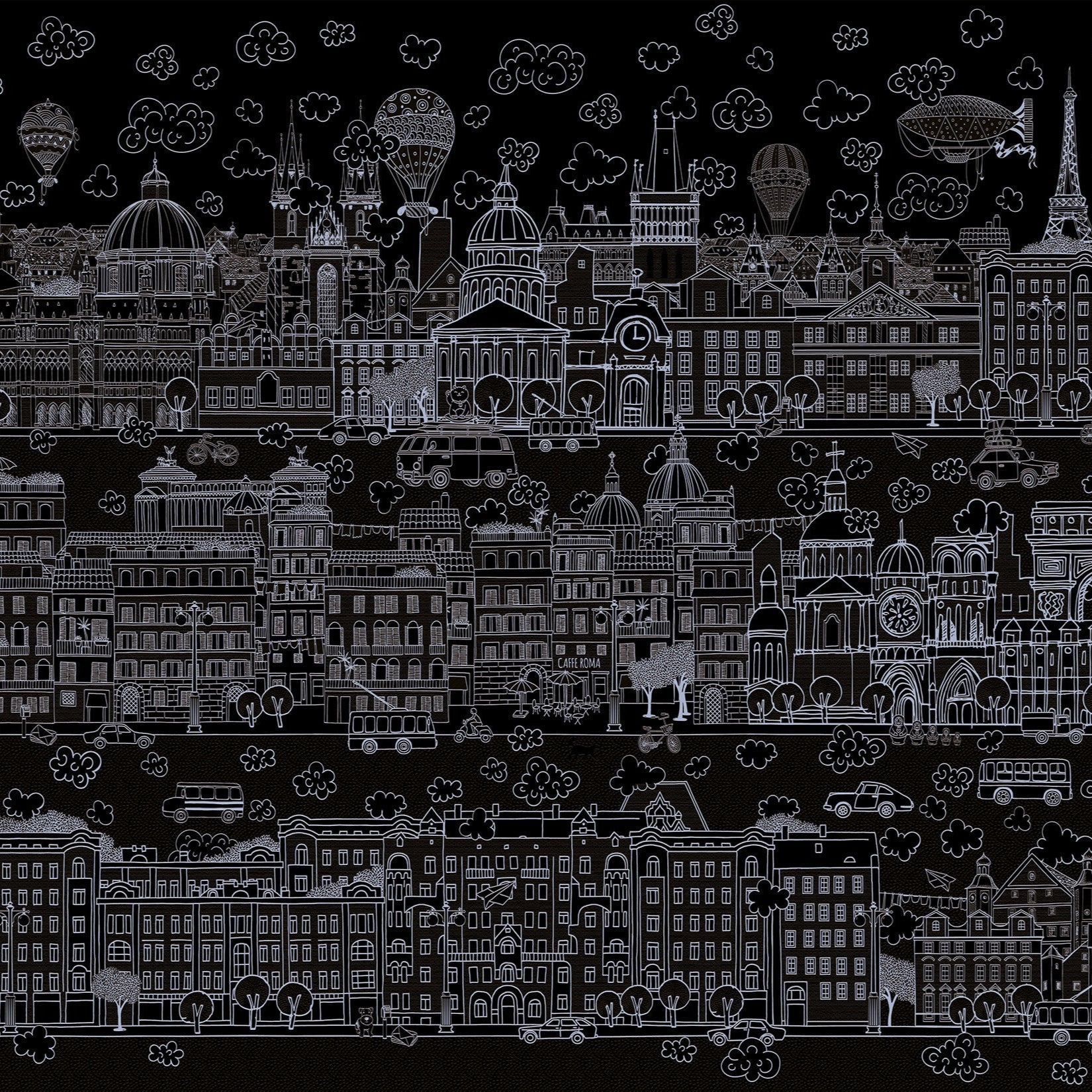 3D Doodle City - Printed
