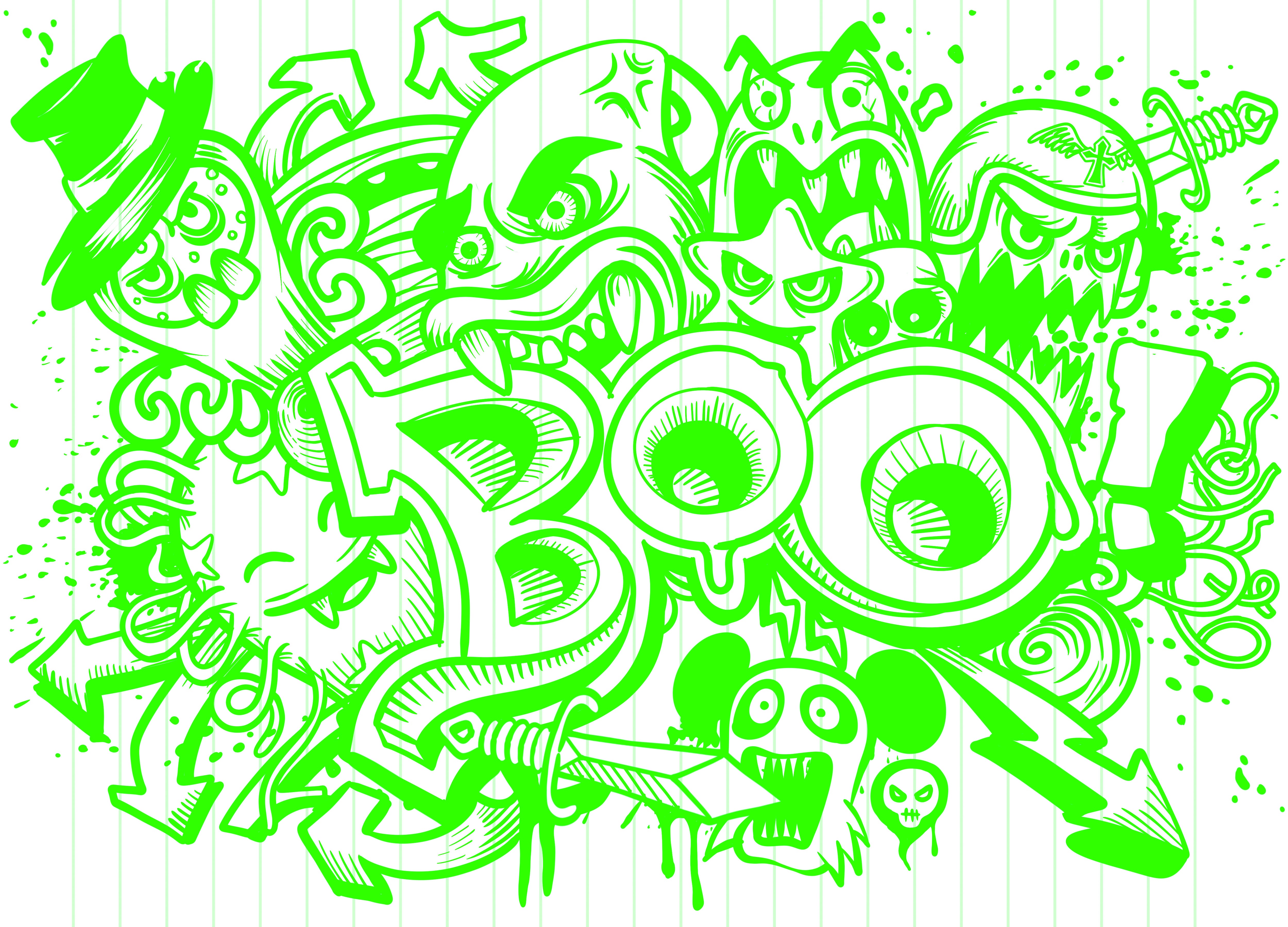 Scribble Spirits Expression Mural