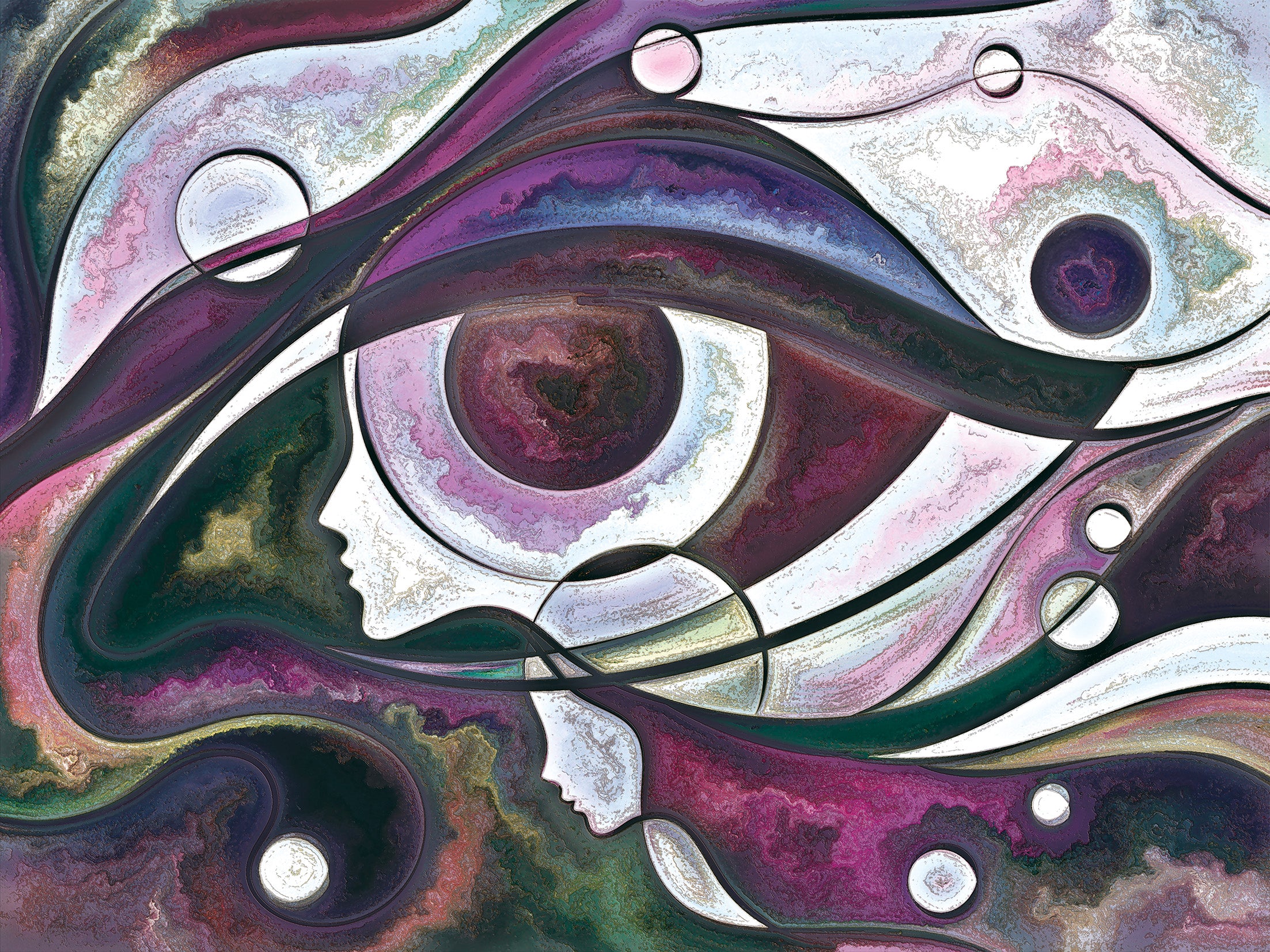 3D Inner Vision - Printed Mural