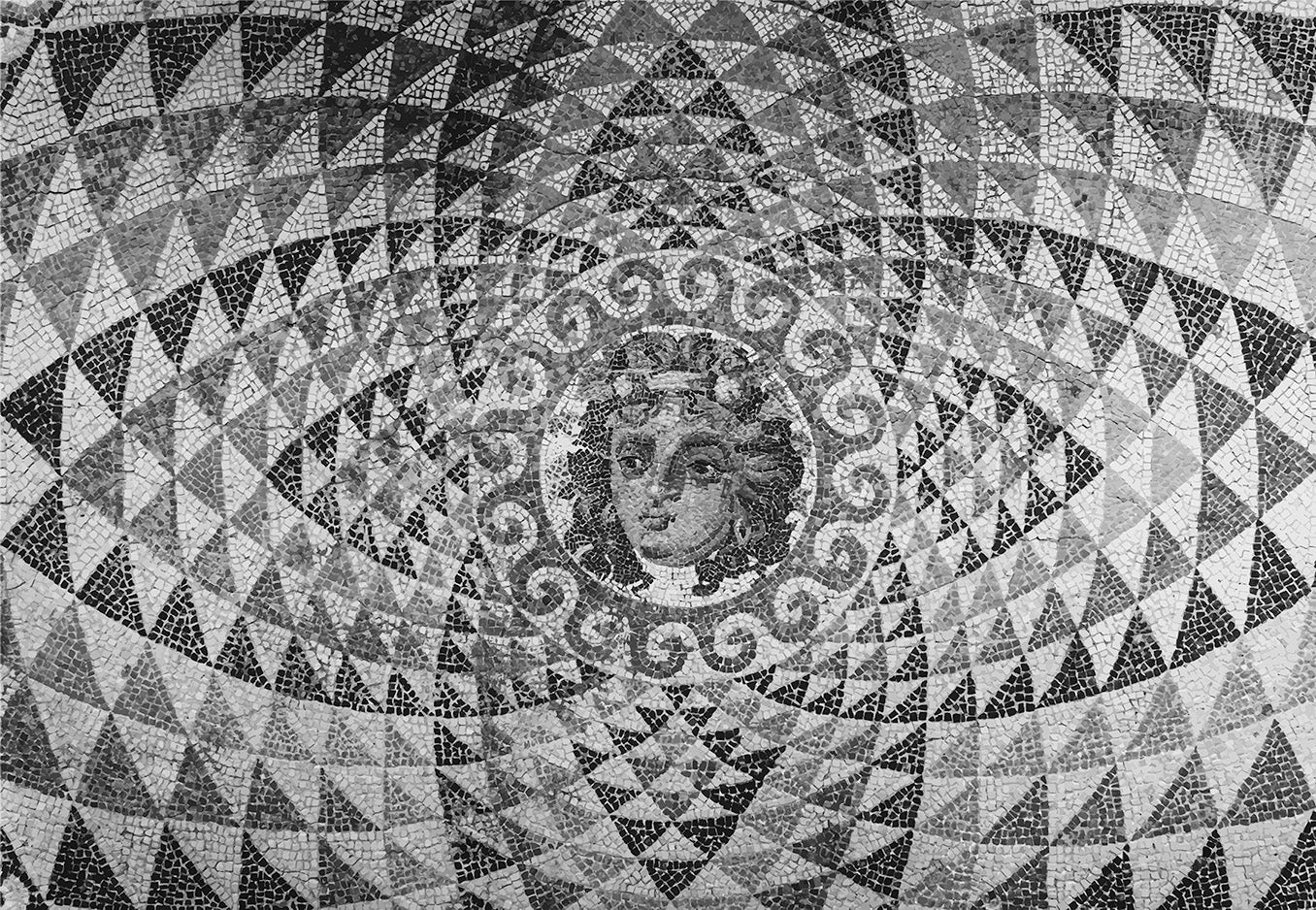 3D Ancient Mosaic - Printed Mural