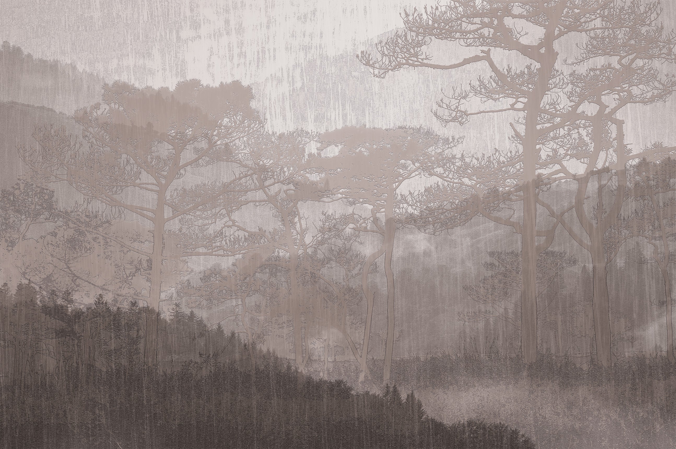 3D Forest Whispers - Printed Mural