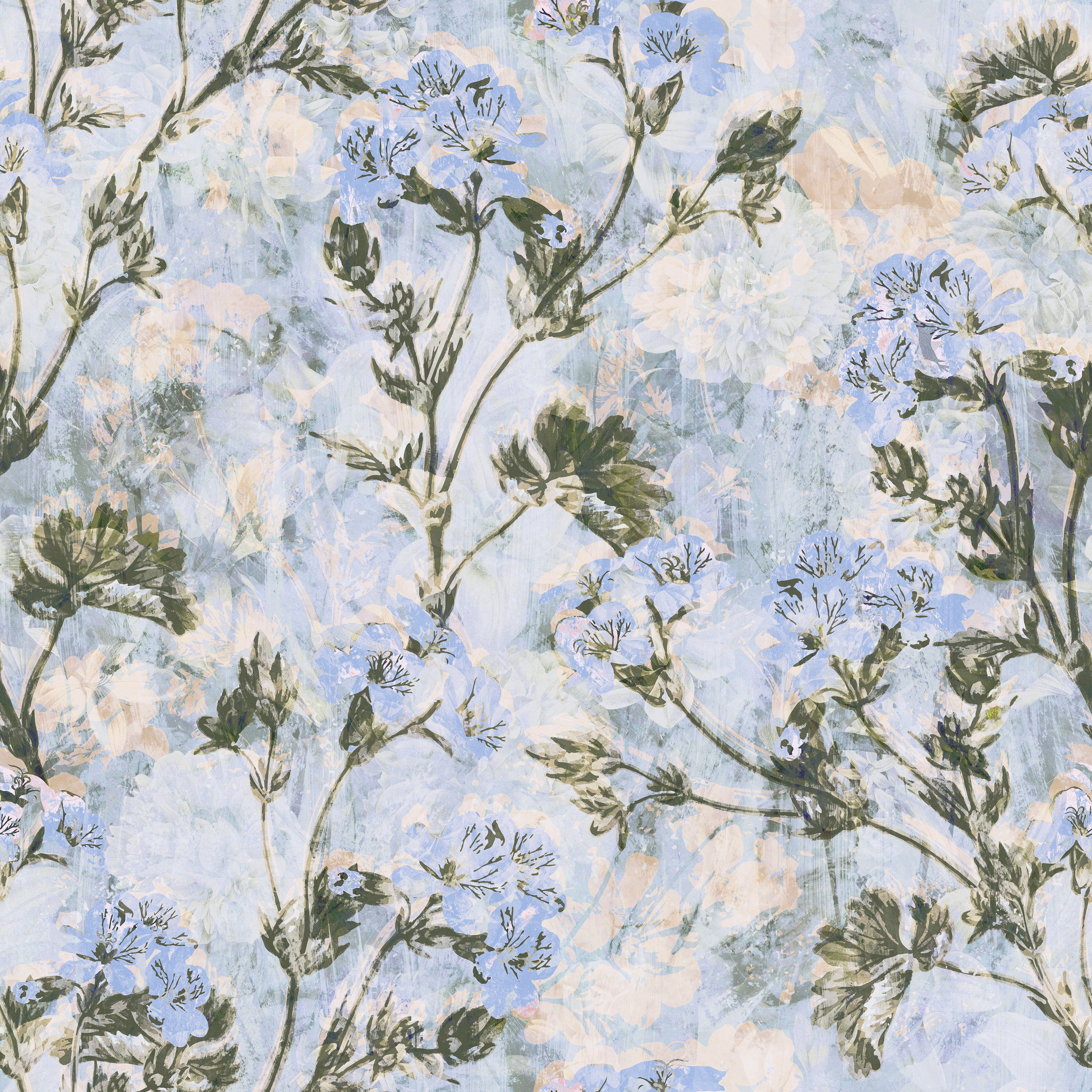 Floral Impression - Blue