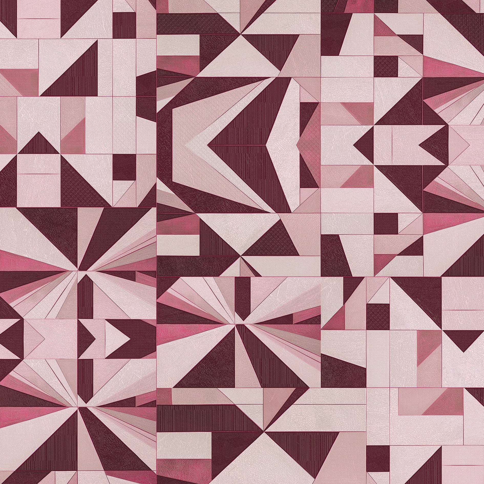 3D Rectangle Mosaic - Printed