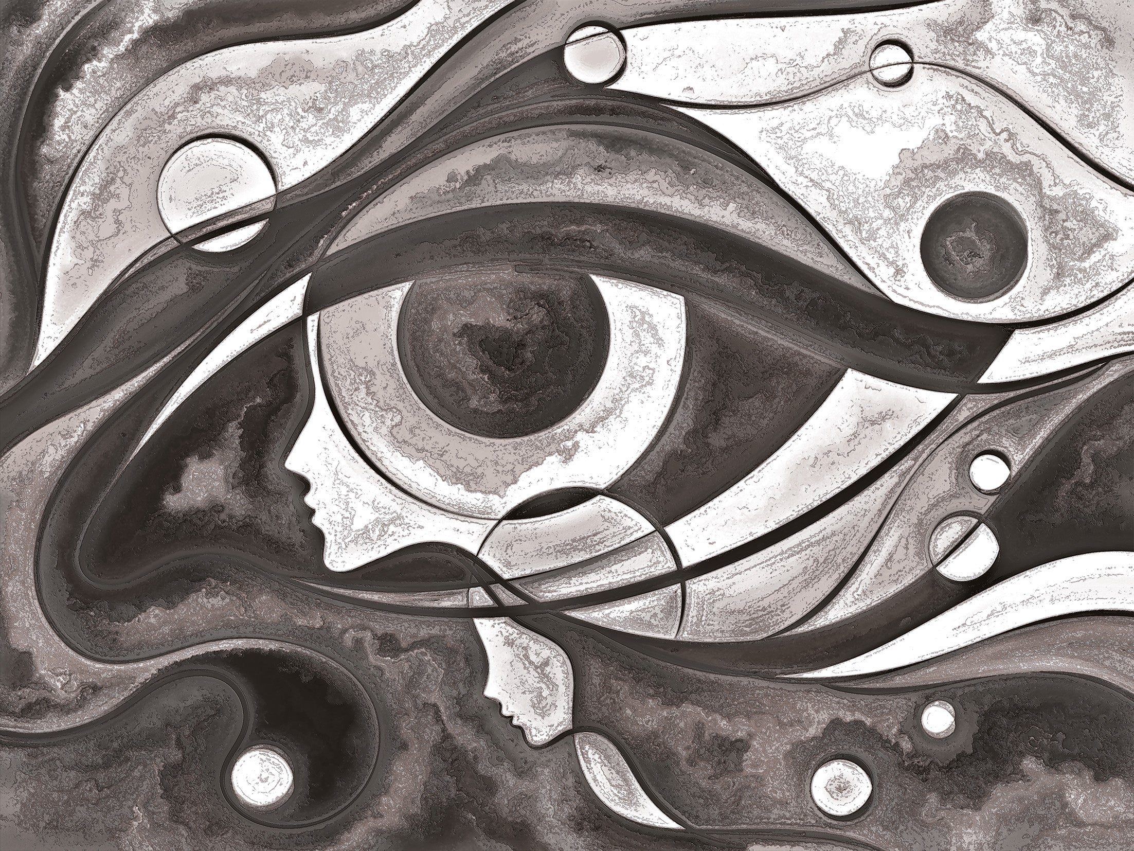 3D Inner Vision - Printed Mural