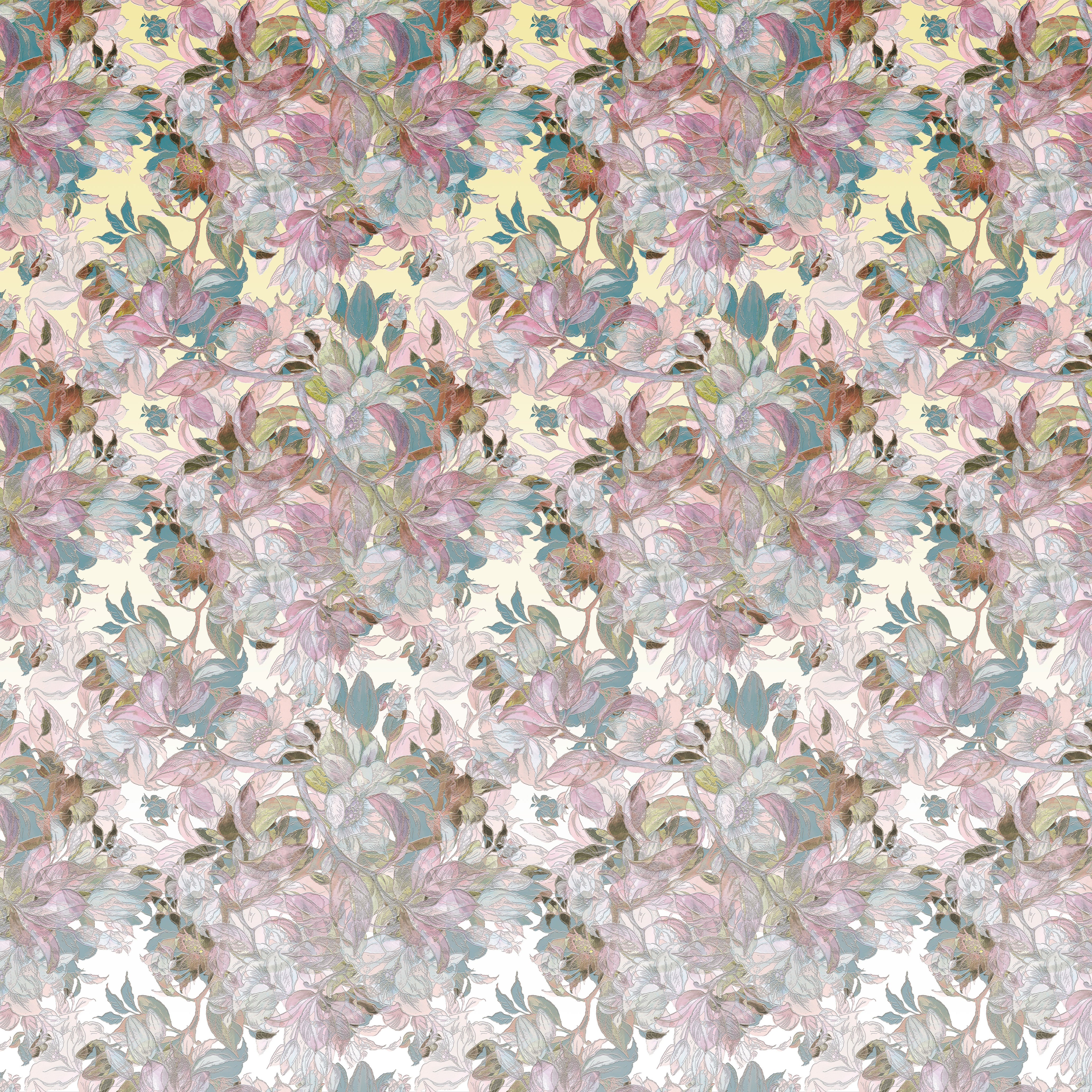 3D Dreamy Floral - Printed Mural