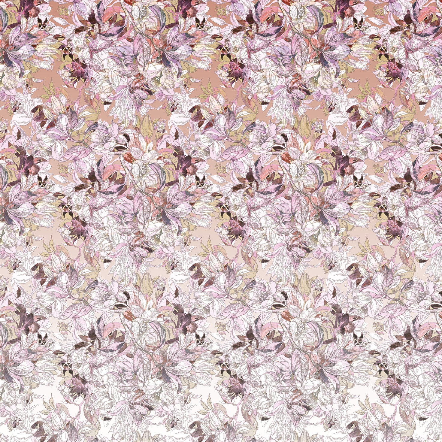 3D Dreamy Floral - Printed Mural