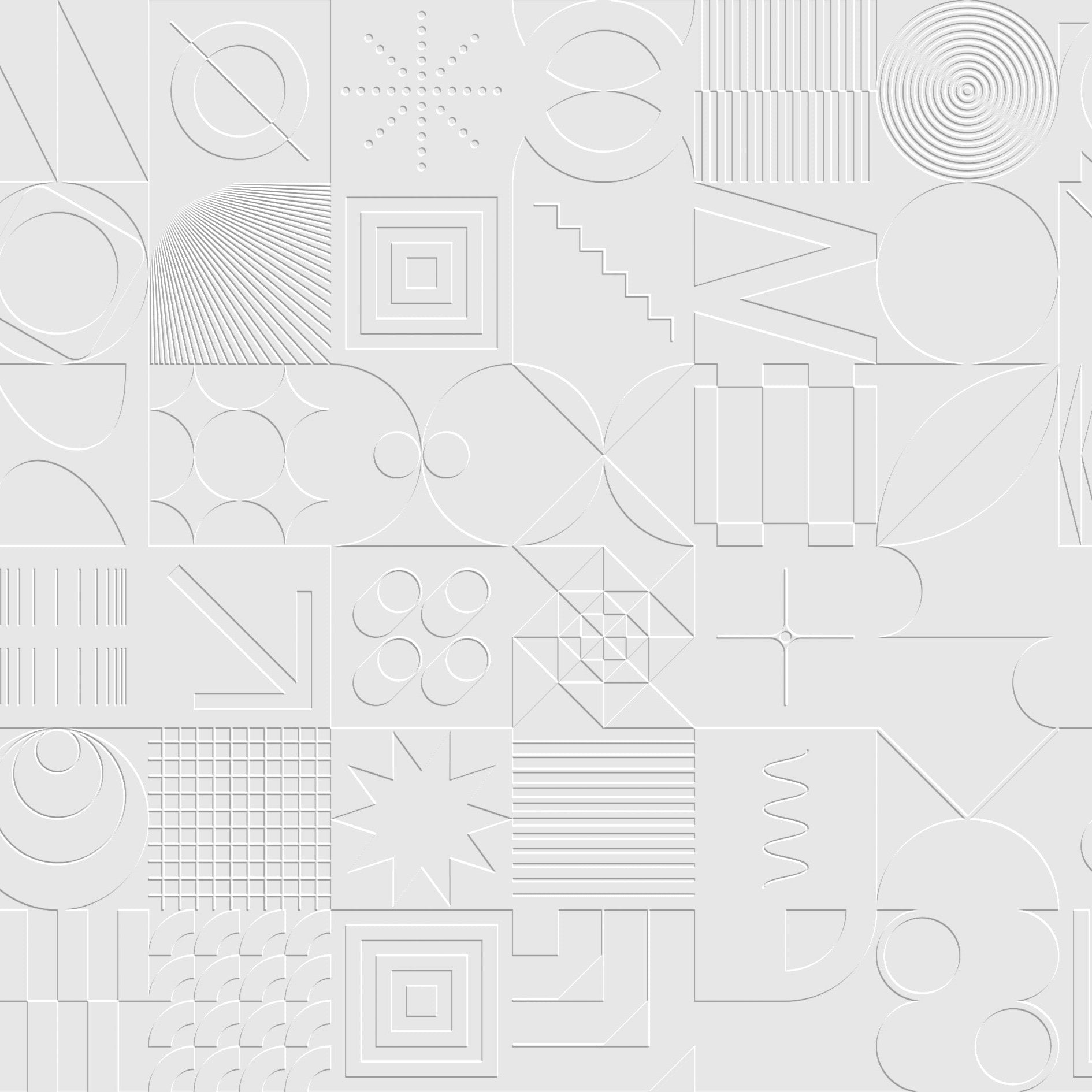 3D Geometric Modern Mix