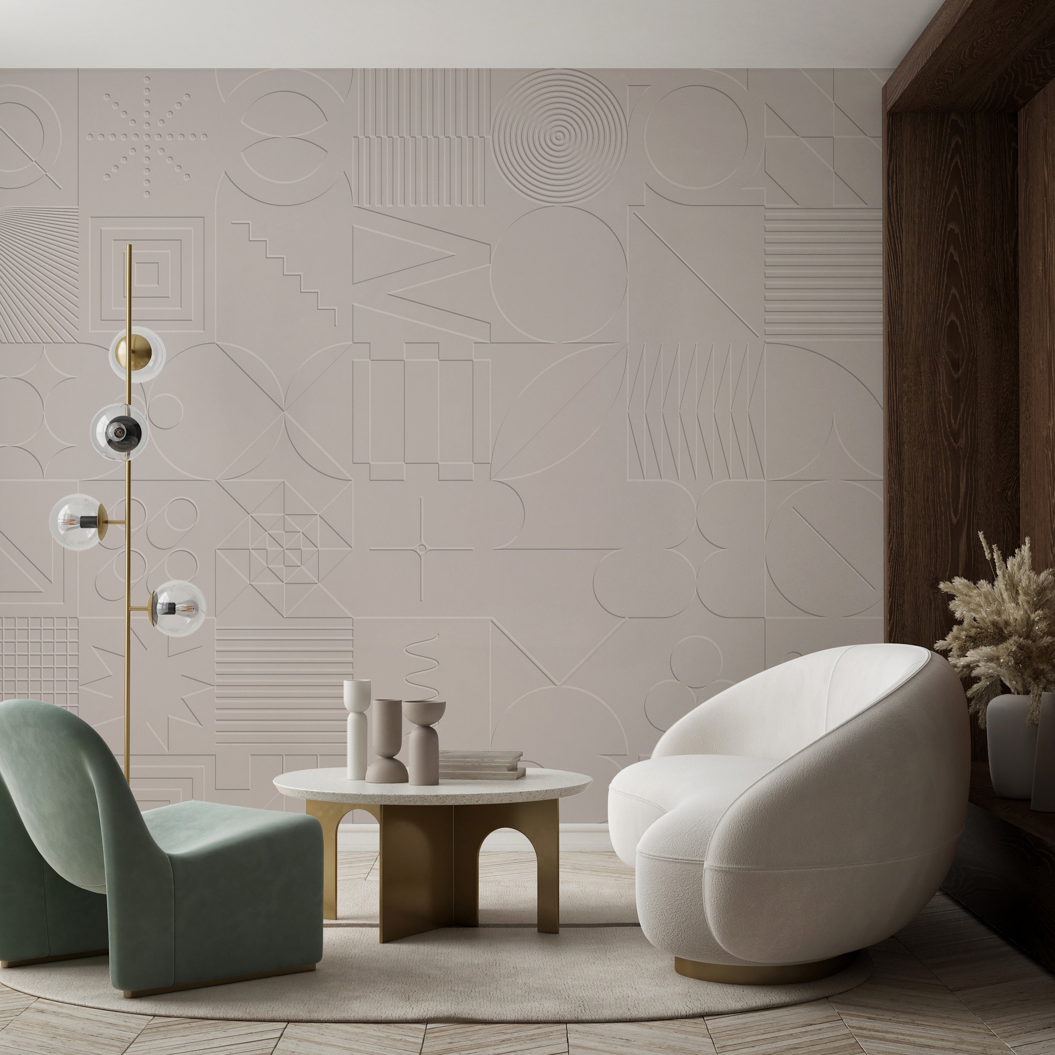 3D Geometric Modern Mix